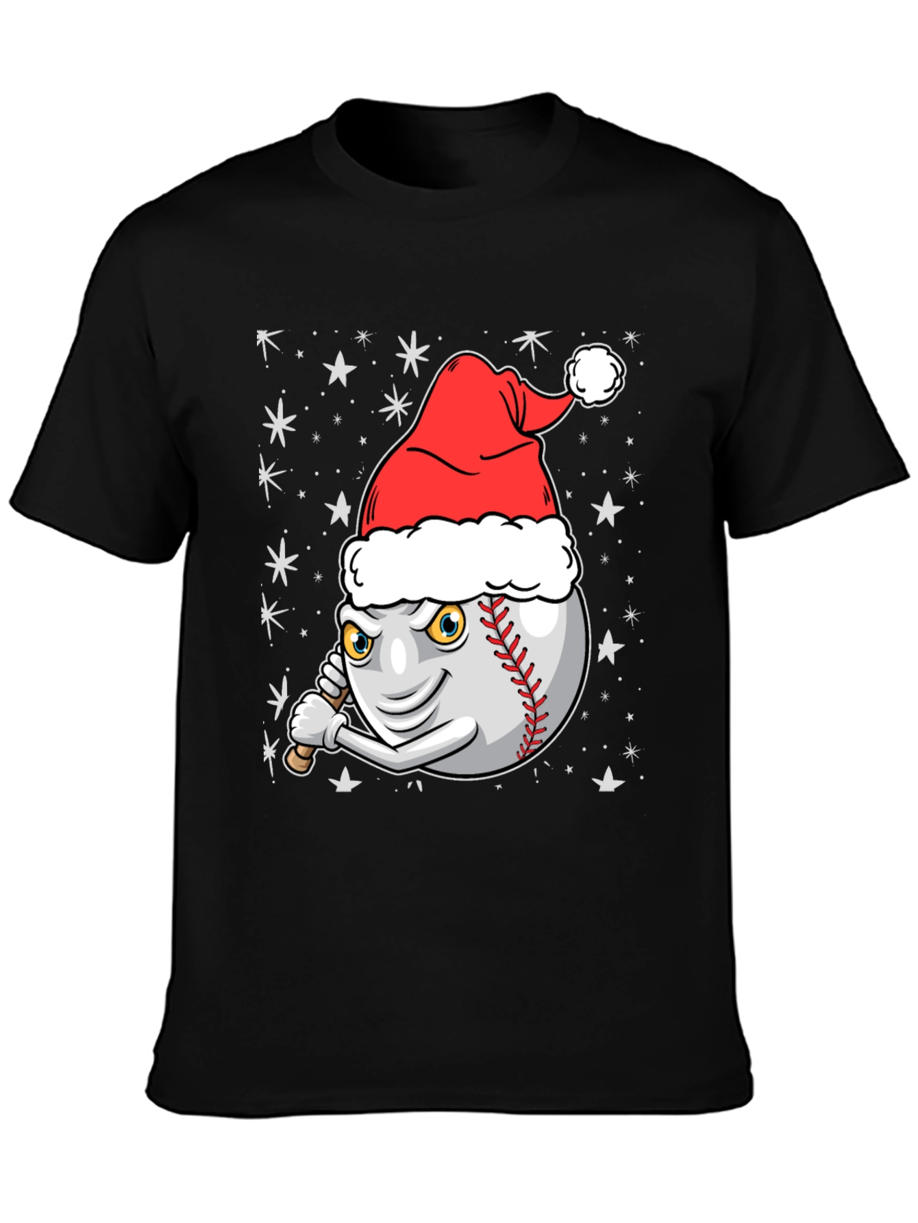 Festive Baseball T-Shirt - Holiday Sports Apparel
