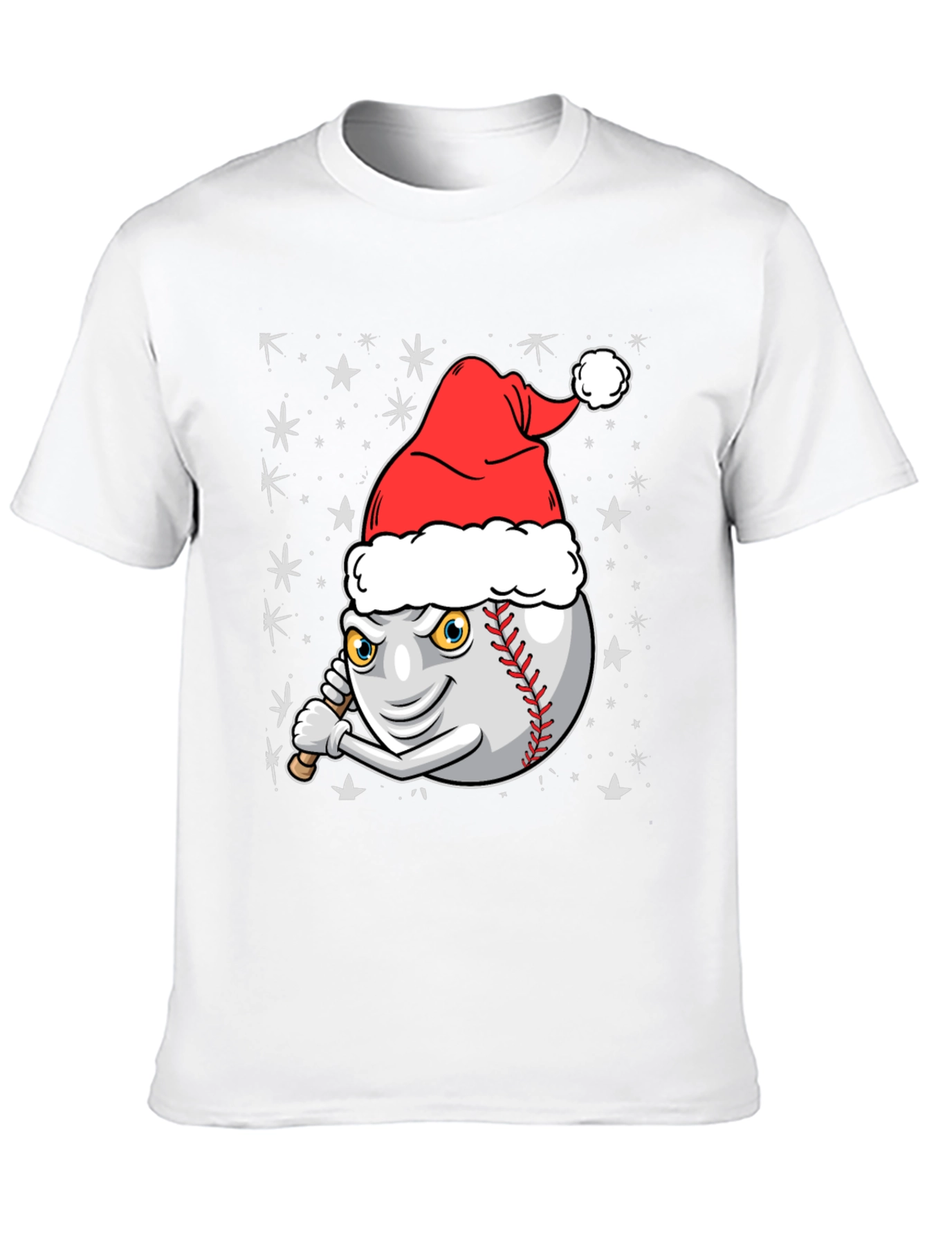 Festive Baseball T-Shirt - Holiday Sports Apparel