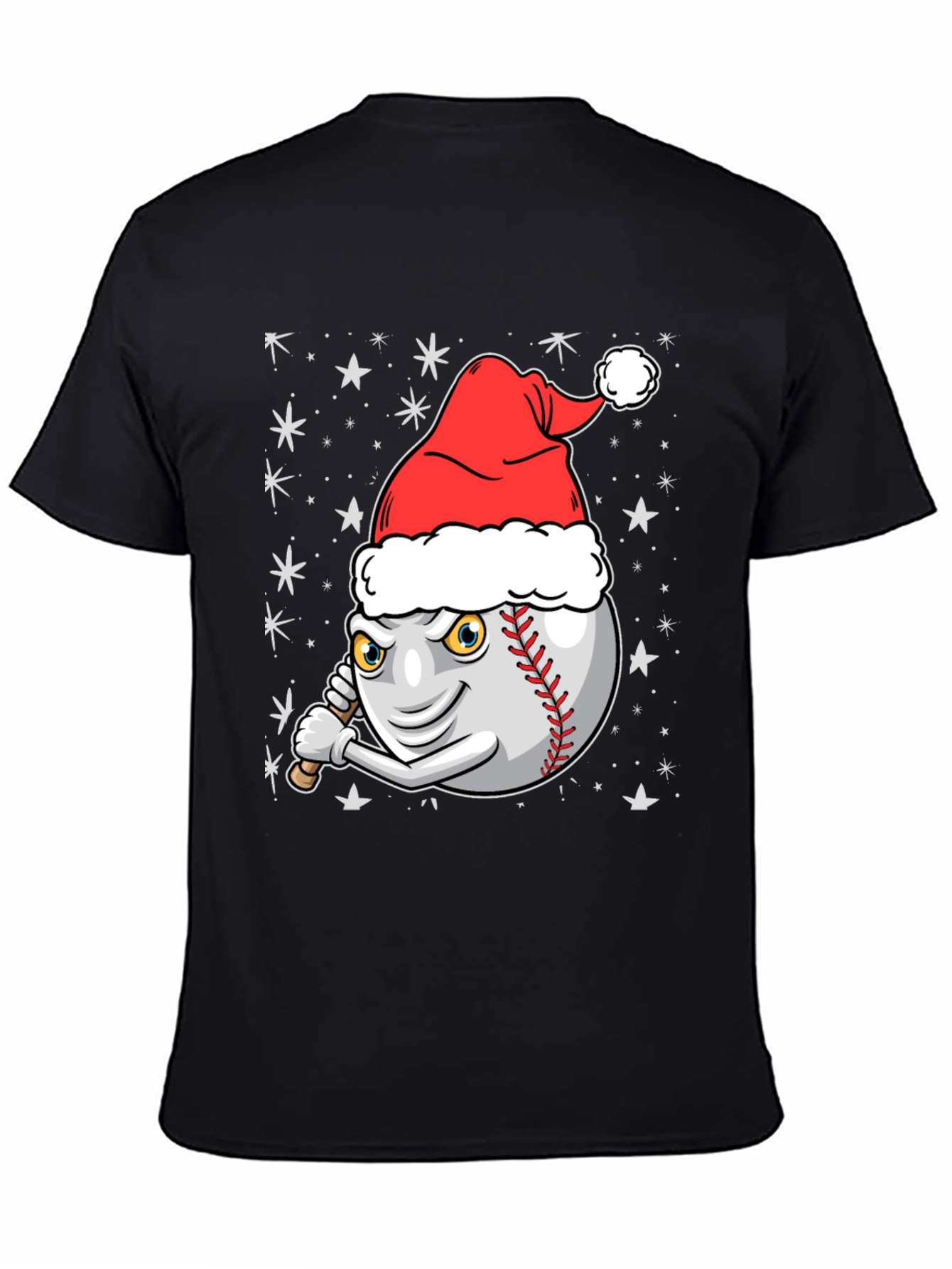 Festive Baseball T-Shirt - Holiday Sports Apparel