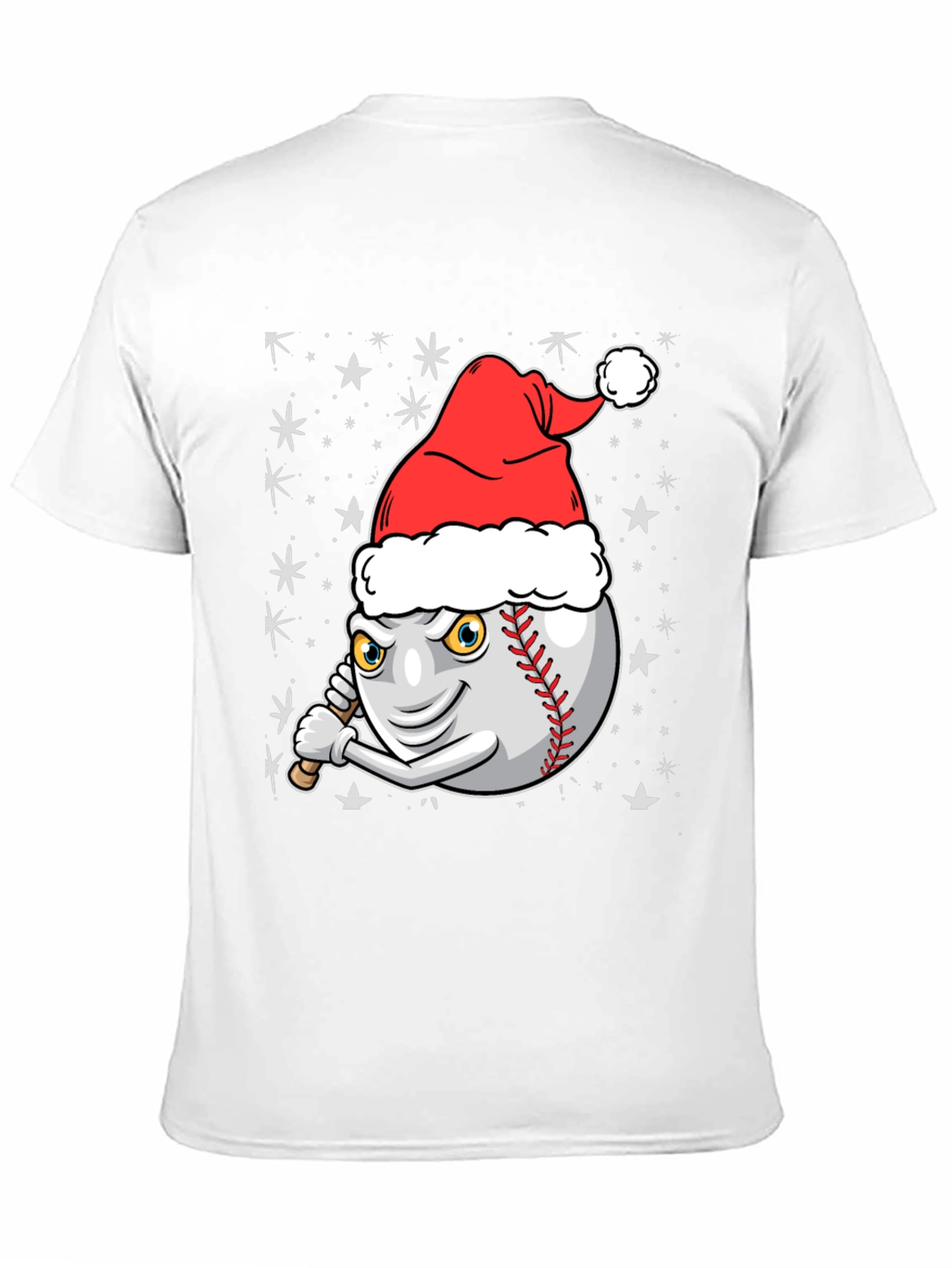 Festive Baseball T-Shirt - Holiday Sports Apparel
