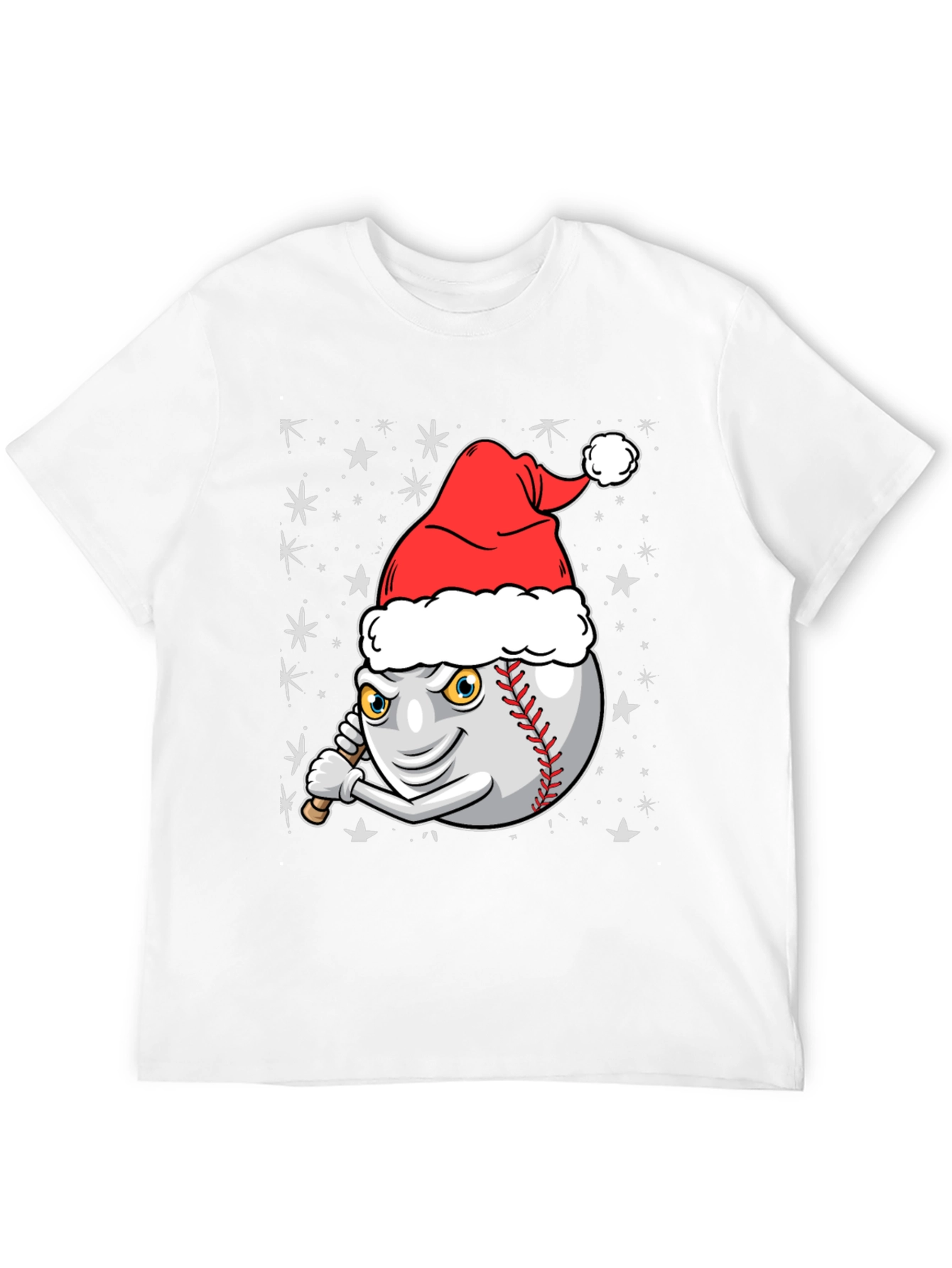 Festive Baseball T-Shirt - Holiday Sports Apparel