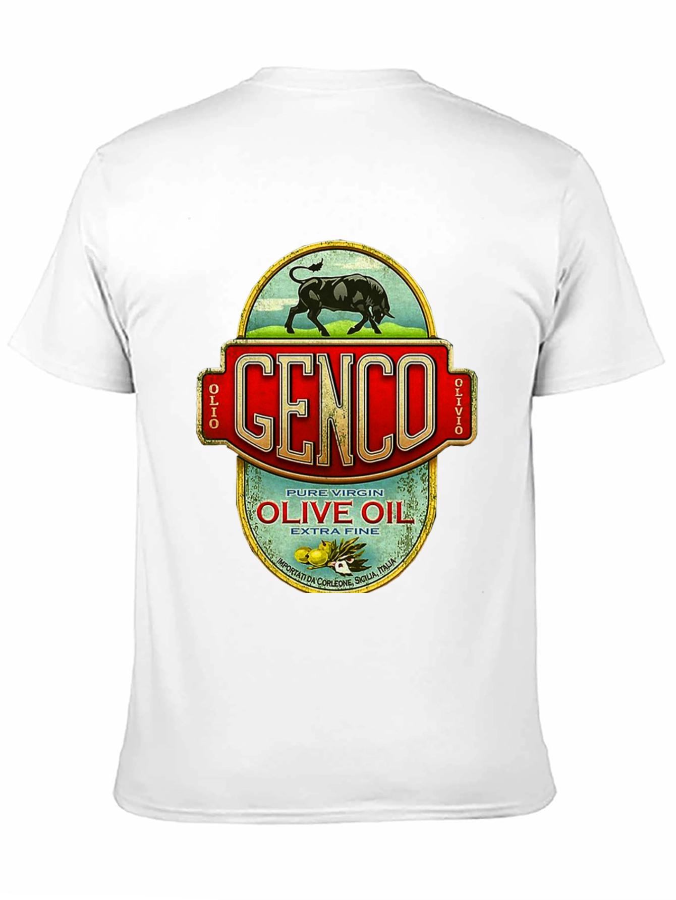 Genco Olive Oil T-Shirt - Godfather Inspired