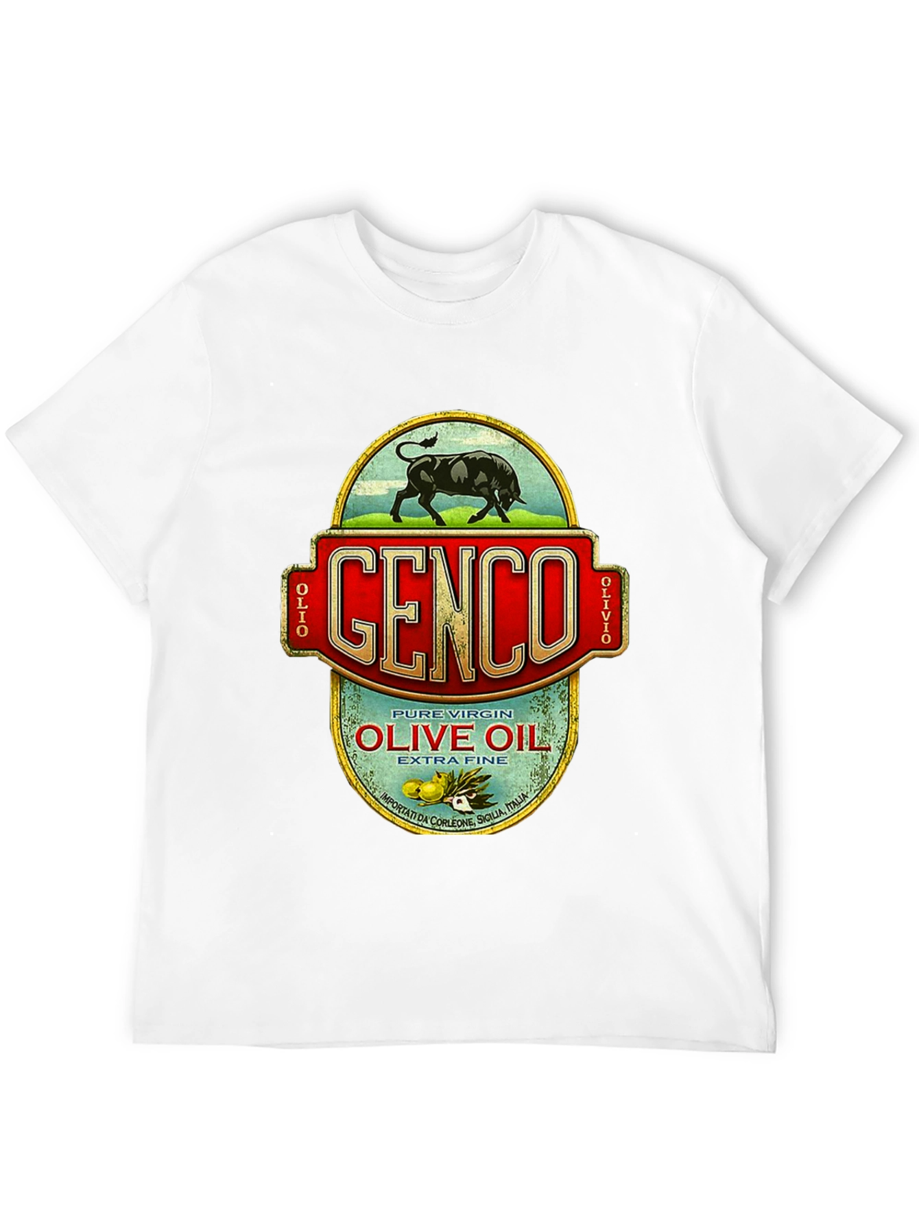 Genco Olive Oil T-Shirt - Godfather Inspired