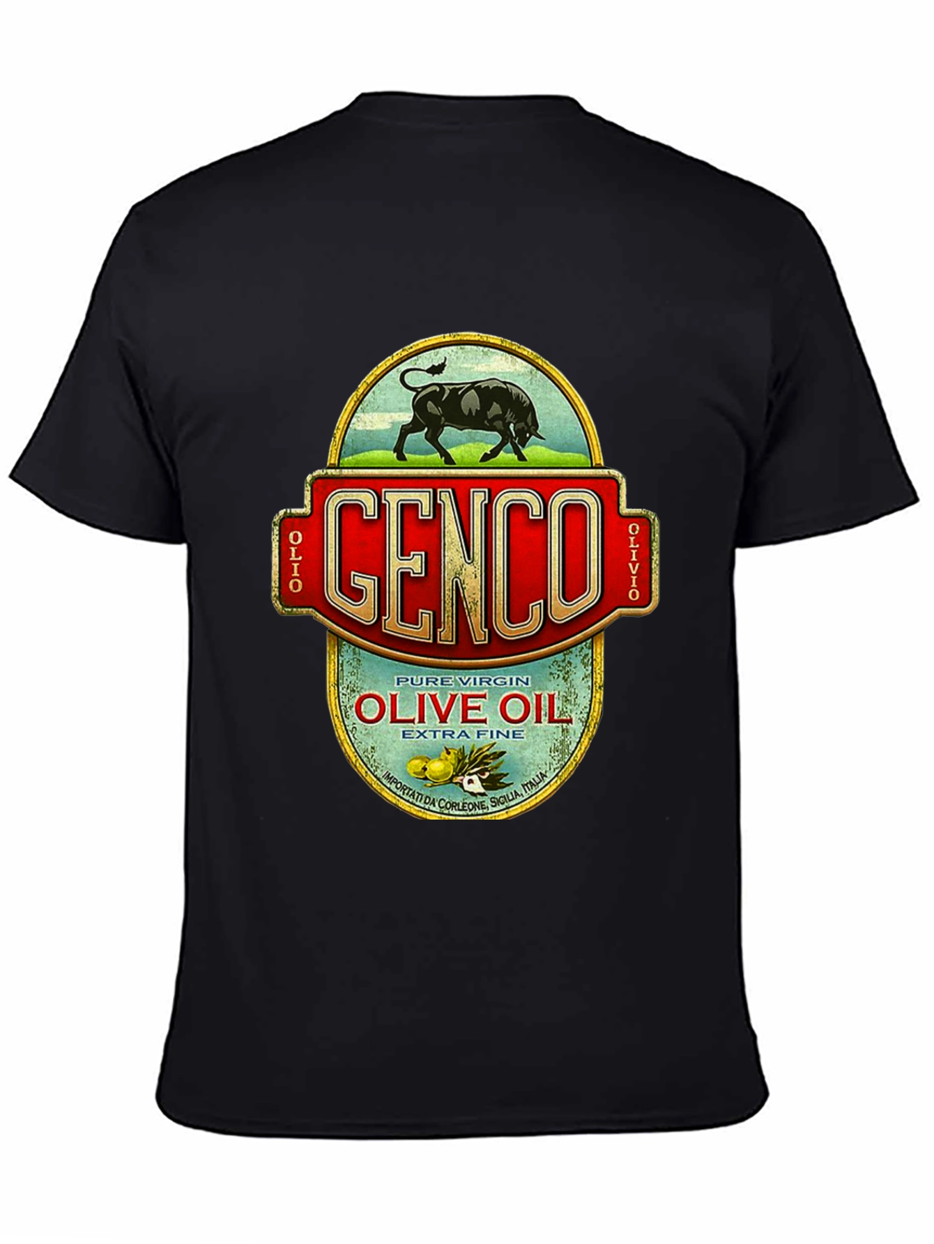 Genco Olive Oil T-Shirt - Godfather Inspired
