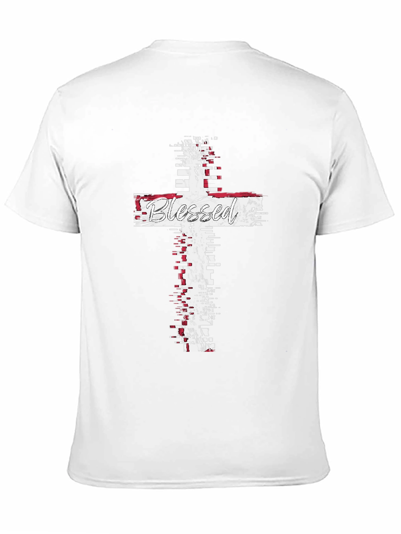 Blessed Cross Graphic T-Shirt - Christian Faith Apparel