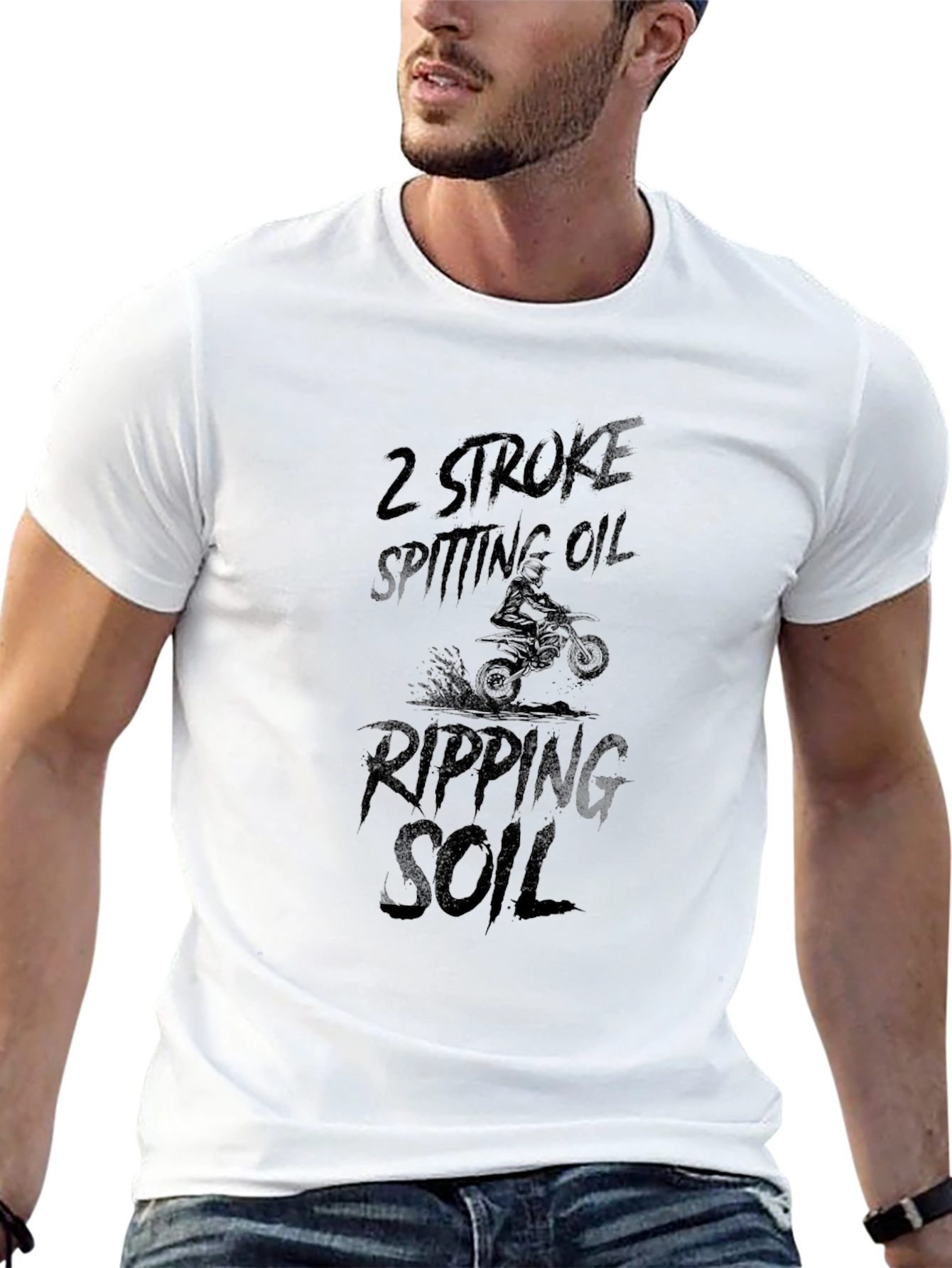 2 Stroke Spitting Oil Graphic Tee