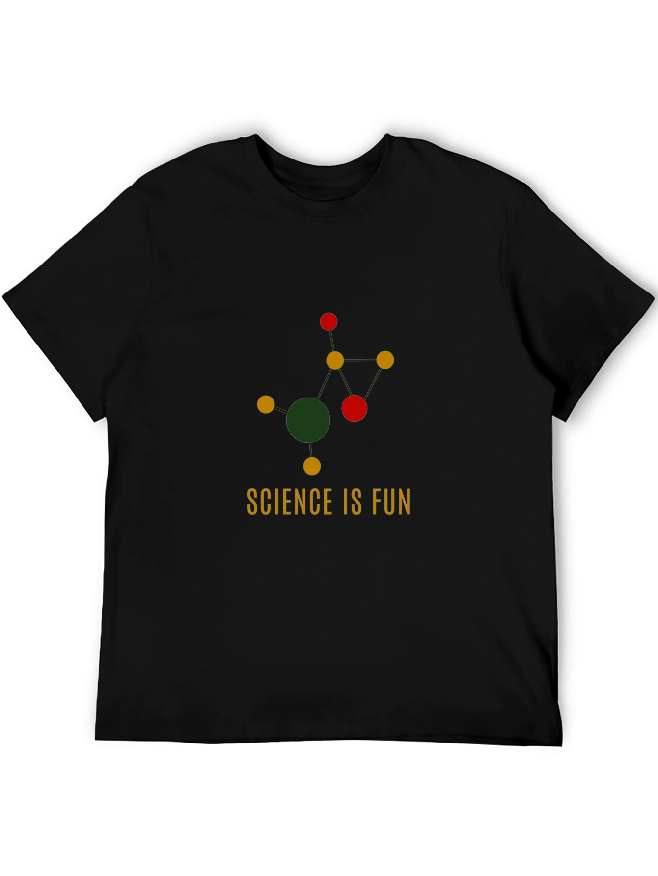Science is Fun T-Shirt - Black Cotton Tee