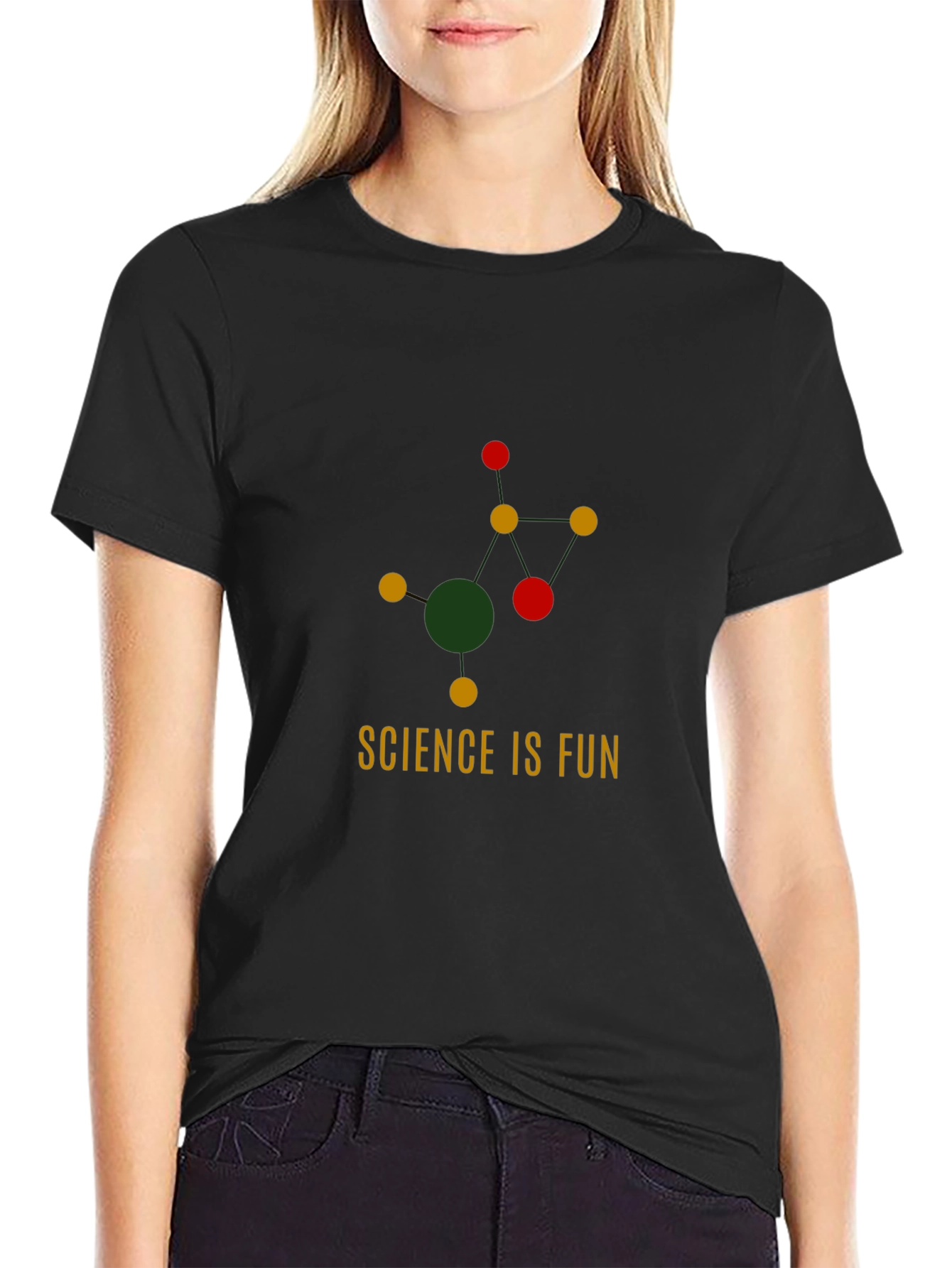 Science is Fun T-Shirt - Black Cotton Tee