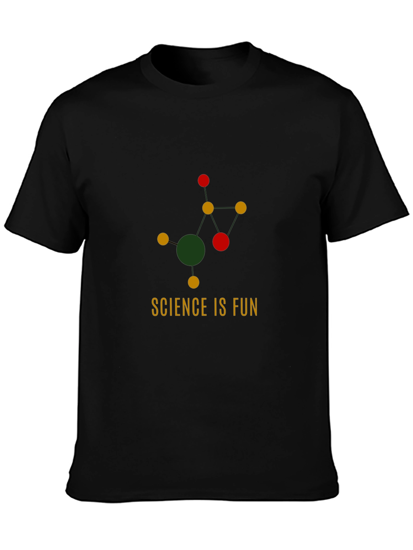 Science is Fun T-Shirt - Black Cotton Tee