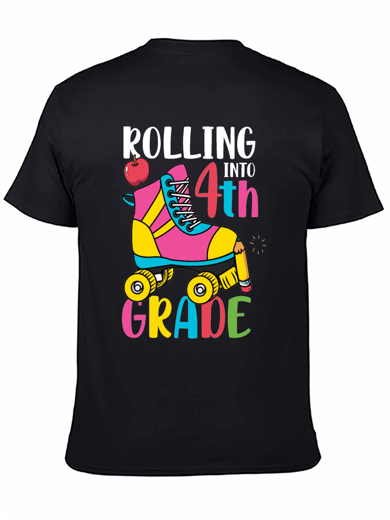 Rolling Into 4th Grade T-Shirt