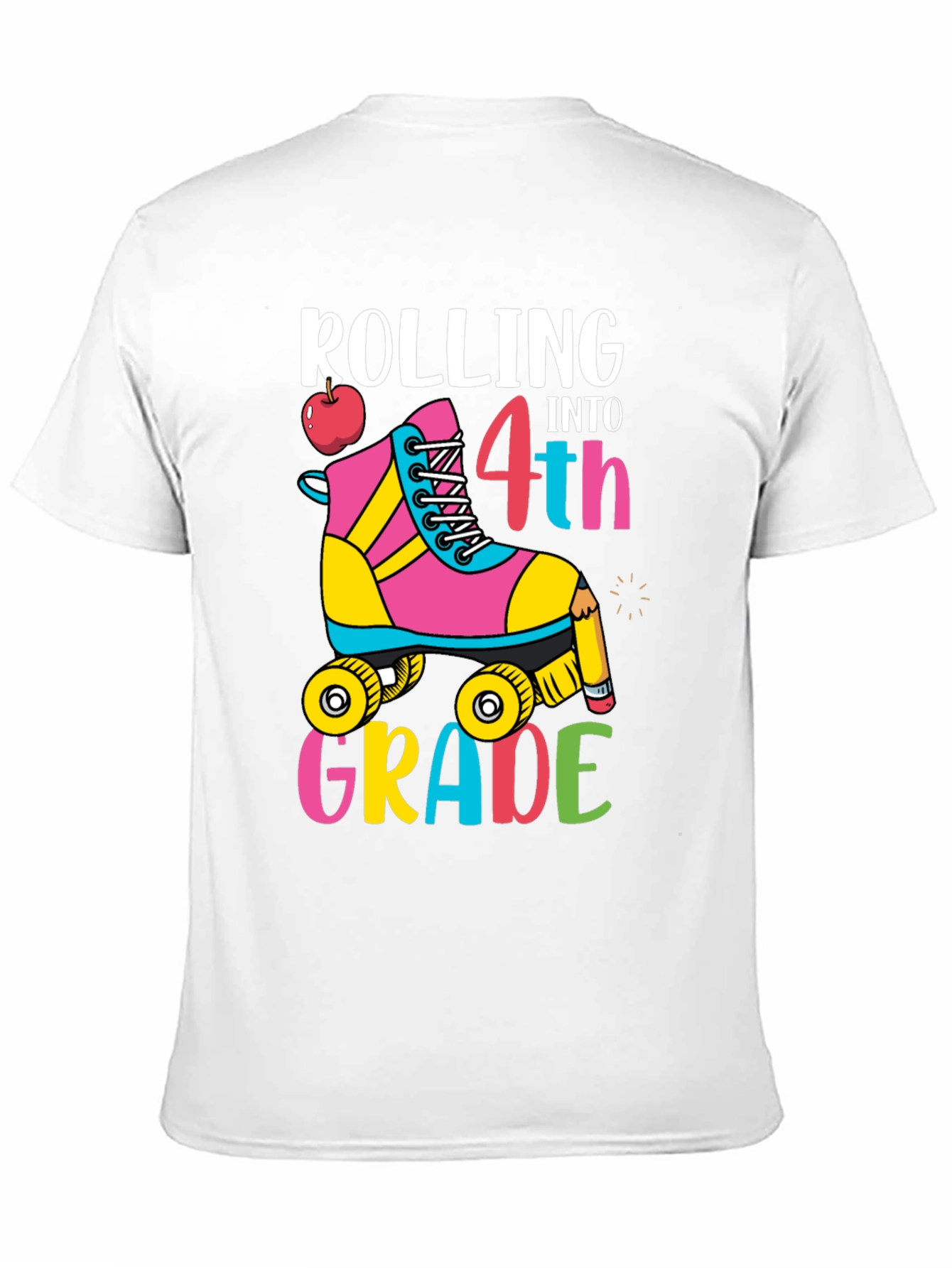 Rolling Into 4th Grade T-Shirt