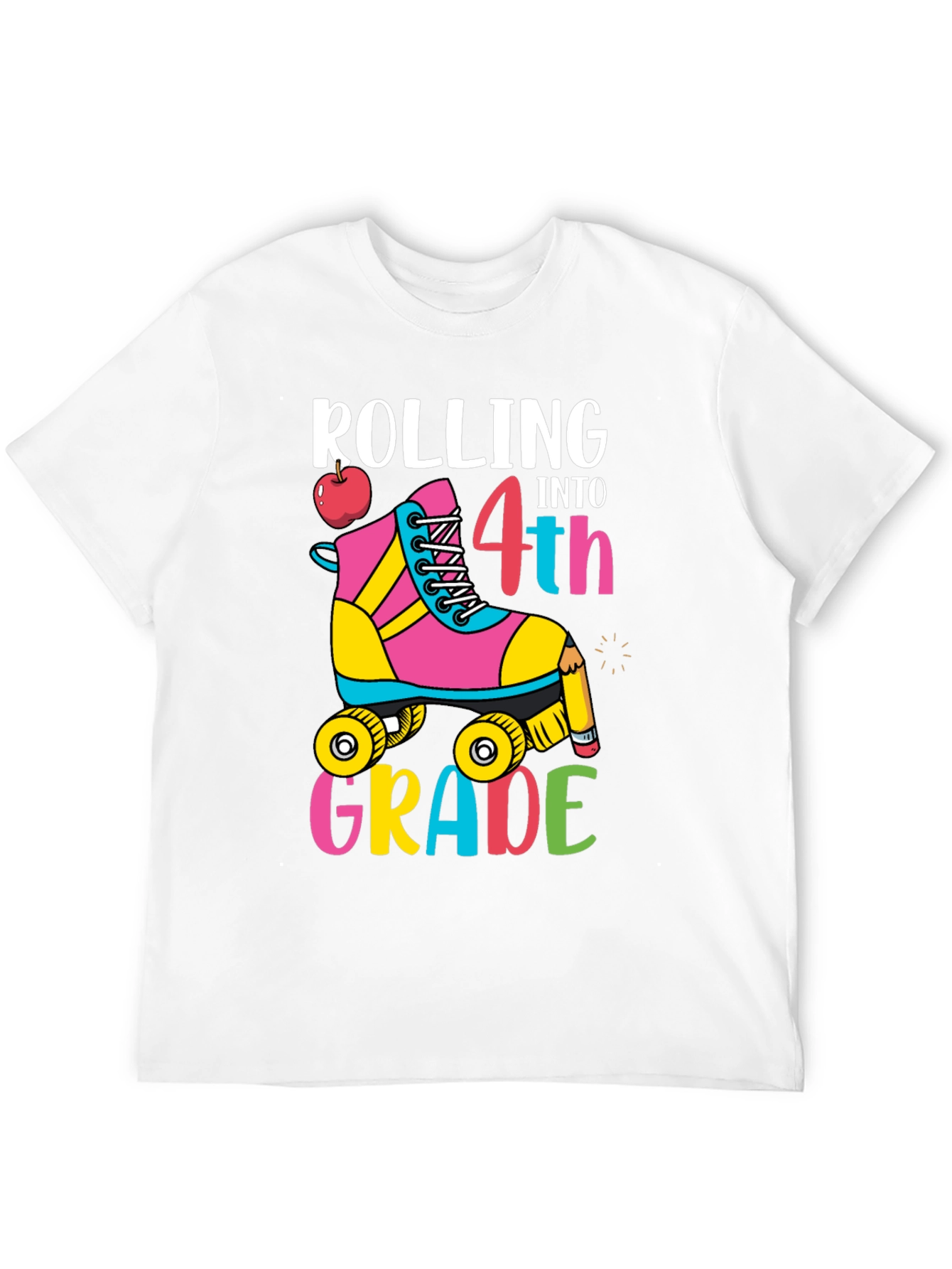 Rolling Into 4th Grade T-Shirt