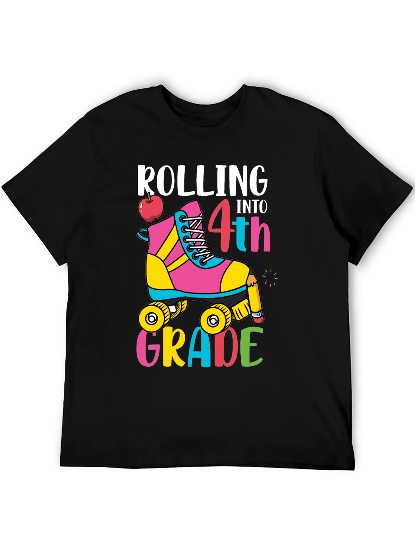 Rolling Into 4th Grade T-Shirt