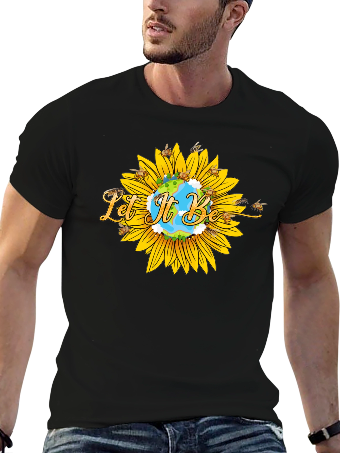 Let It Be Sunflower T-Shirt