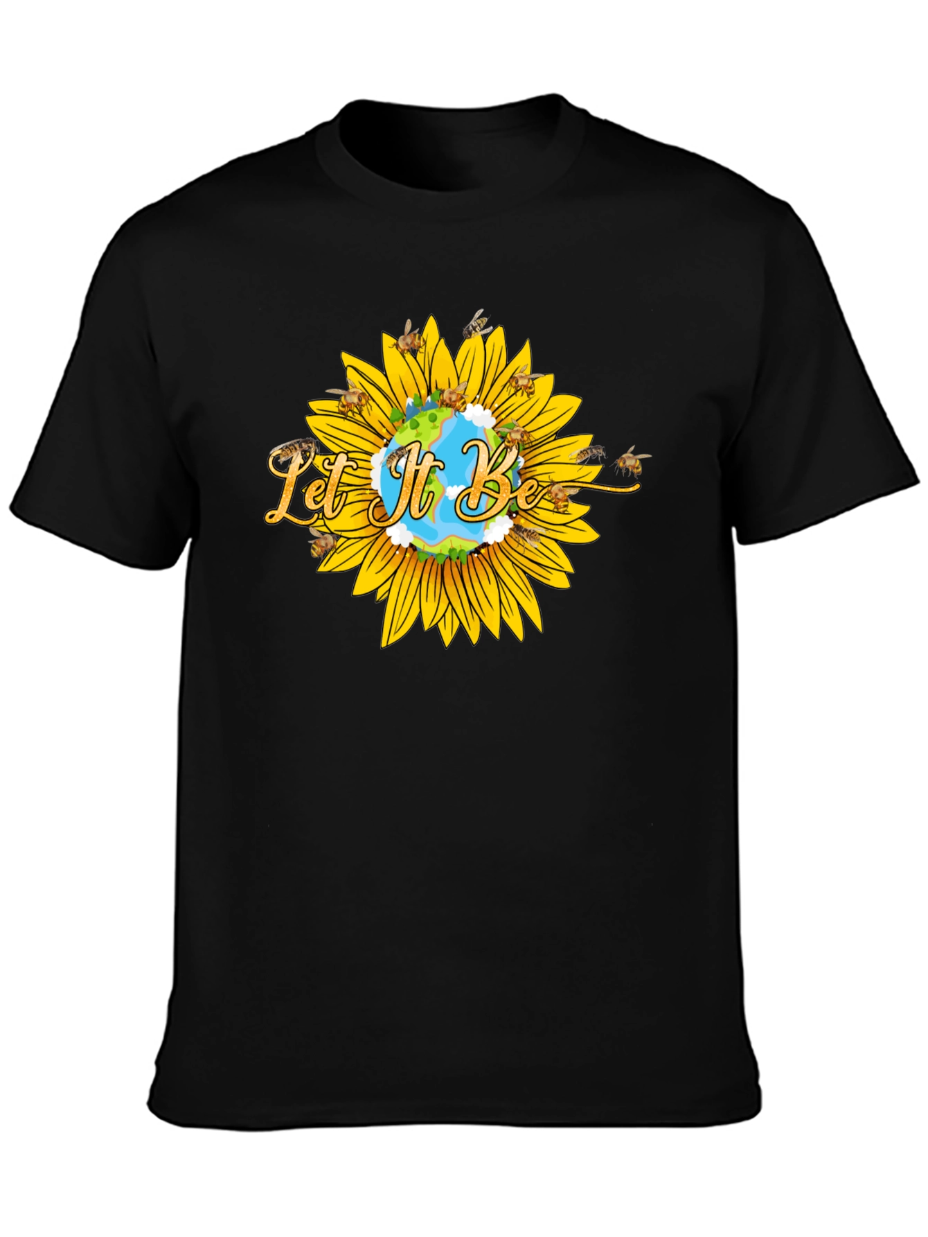 Let It Be Sunflower T-Shirt