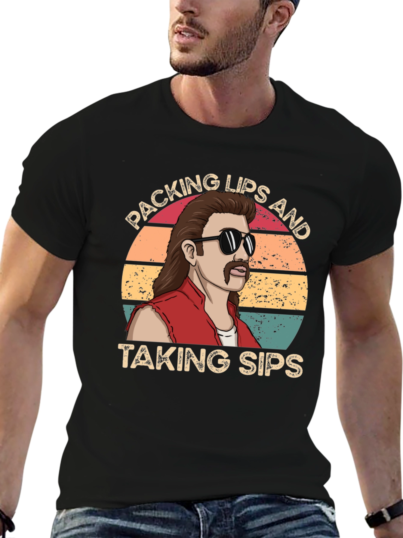 Packing Lips & Taking Sips T-Shirt
