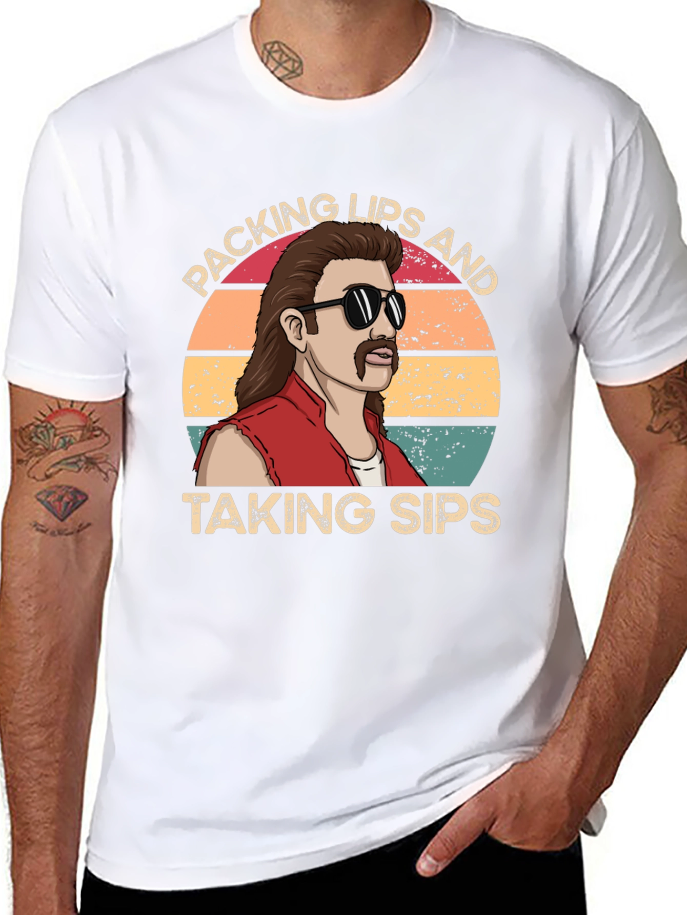 Packing Lips & Taking Sips T-Shirt