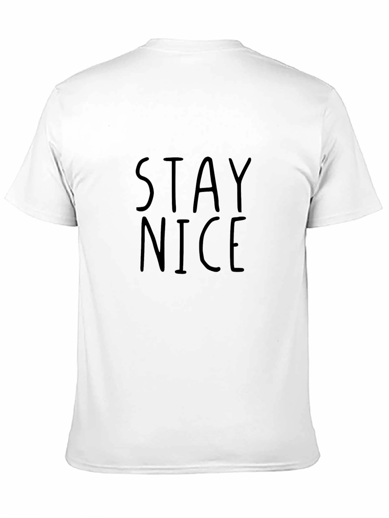 Stay Nice Graphic Tee - Casual Black T-Shirt