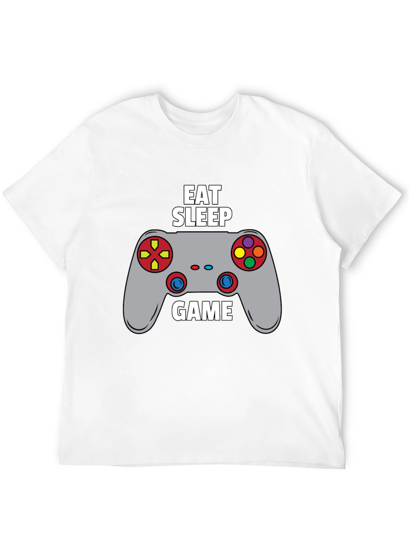 Eat Sleep Game Black T-Shirt | Gamer Life Style