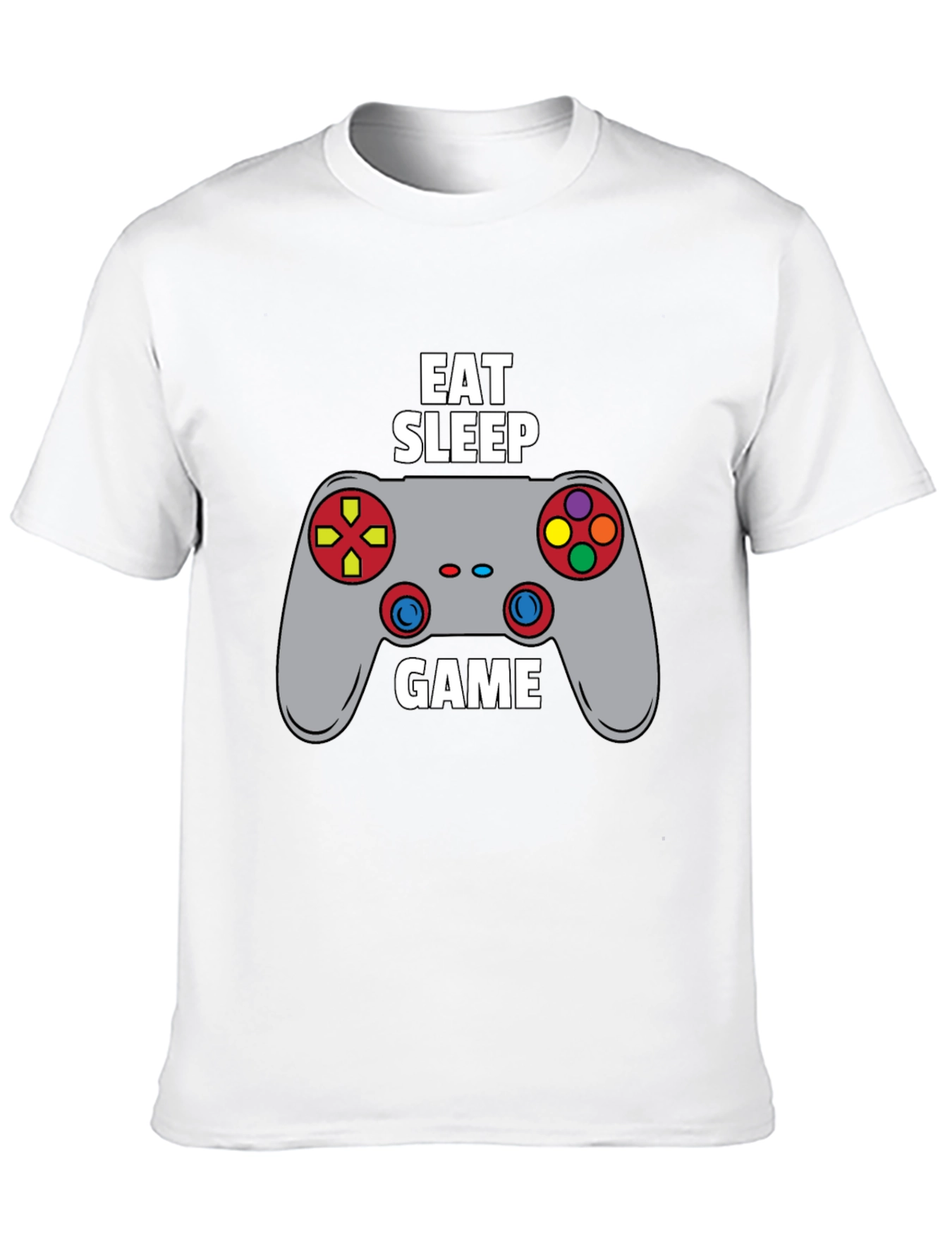 Eat Sleep Game Black T-Shirt | Gamer Life Style