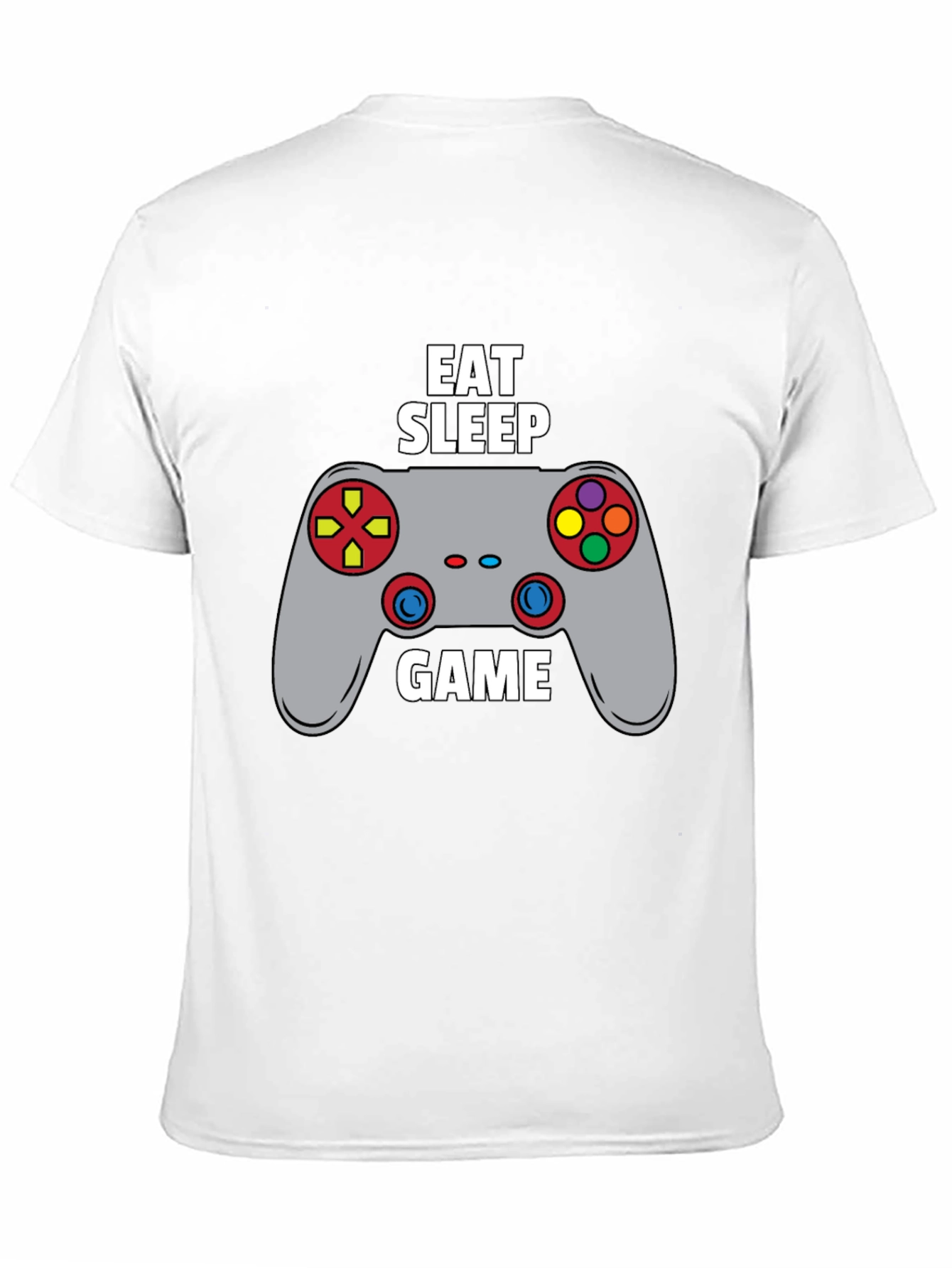 Eat Sleep Game Black T-Shirt | Gamer Life Style