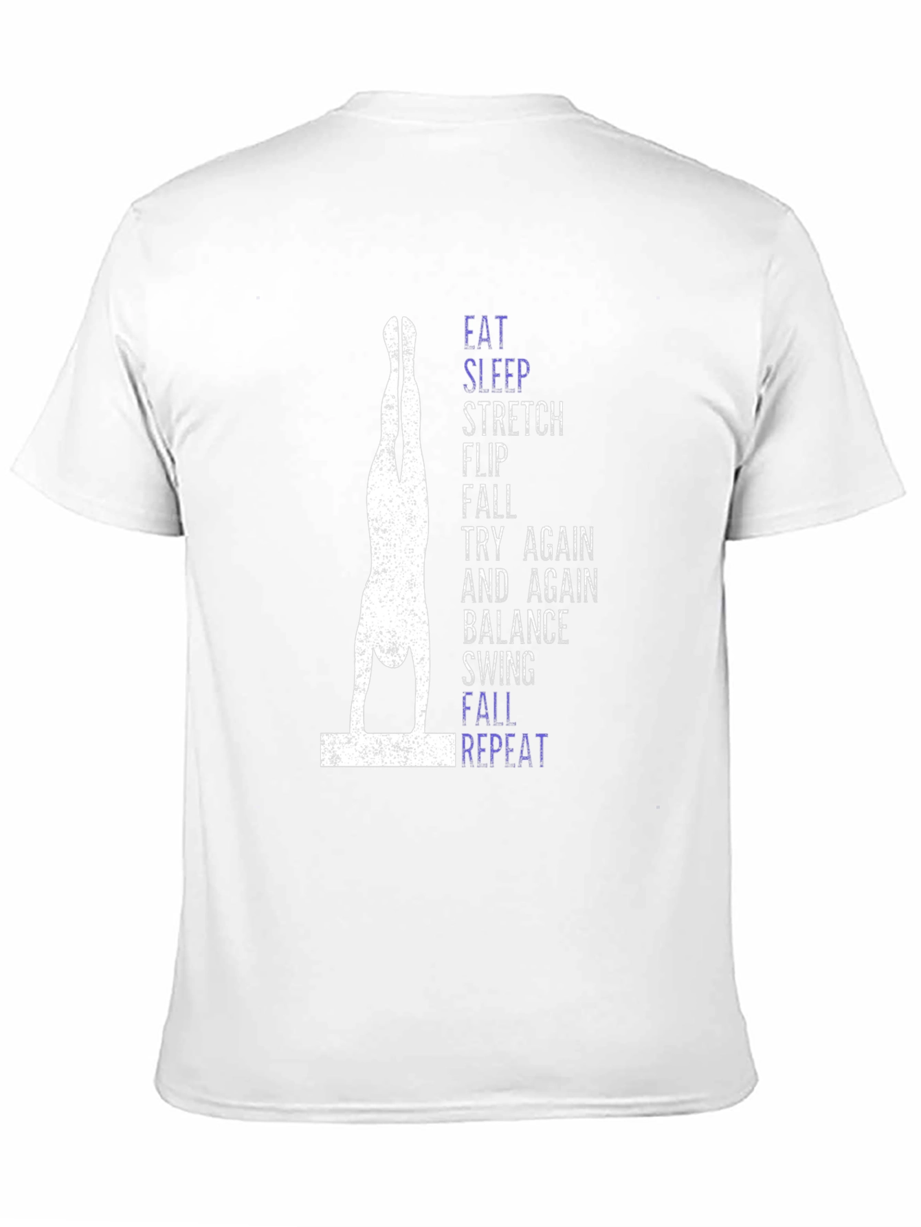 Gymnastics Balance T-Shirt - Eat Sleep Stretch
