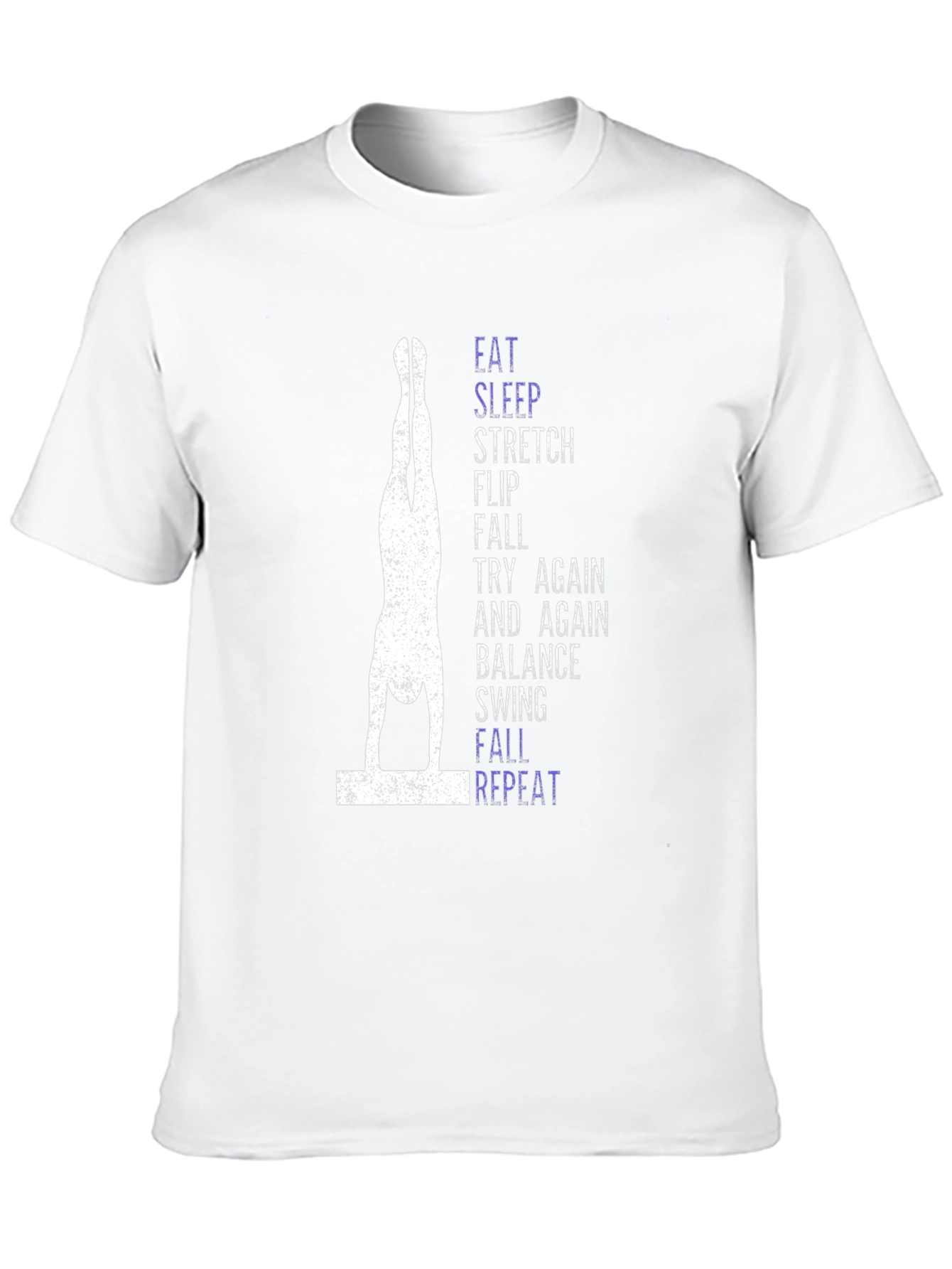 Gymnastics Balance T-Shirt - Eat Sleep Stretch