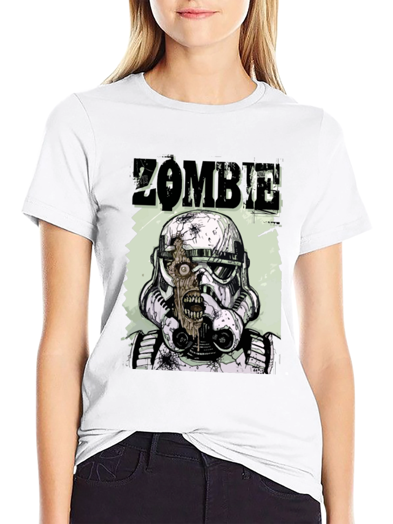Zombie Stormtrooper Black T-Shirt