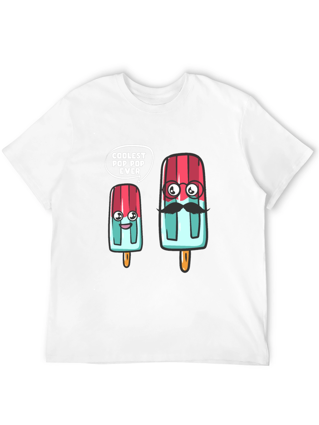 Coolest Pop Pop Ever Black T-Shirt