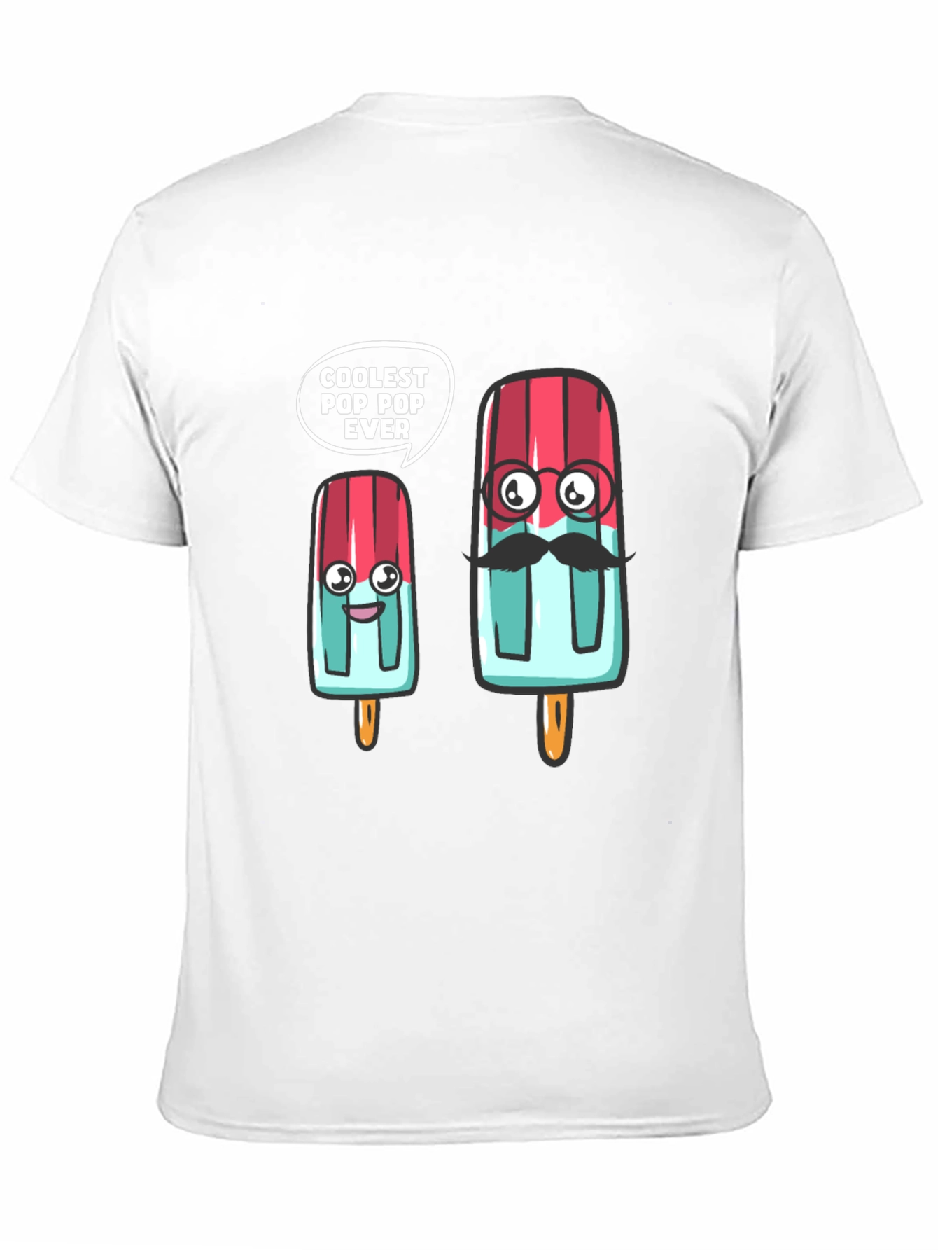 Coolest Pop Pop Ever Black T-Shirt