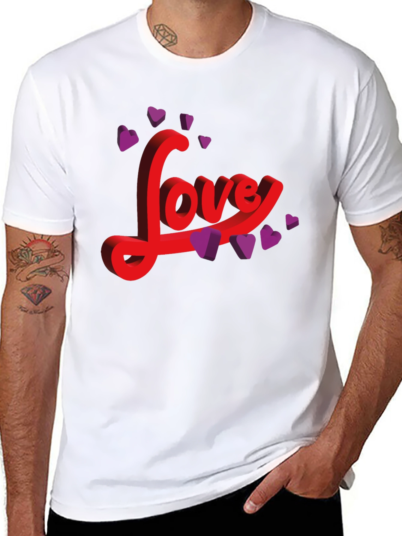 Love Graphic Tee - Stylish Valentines Day Shirt