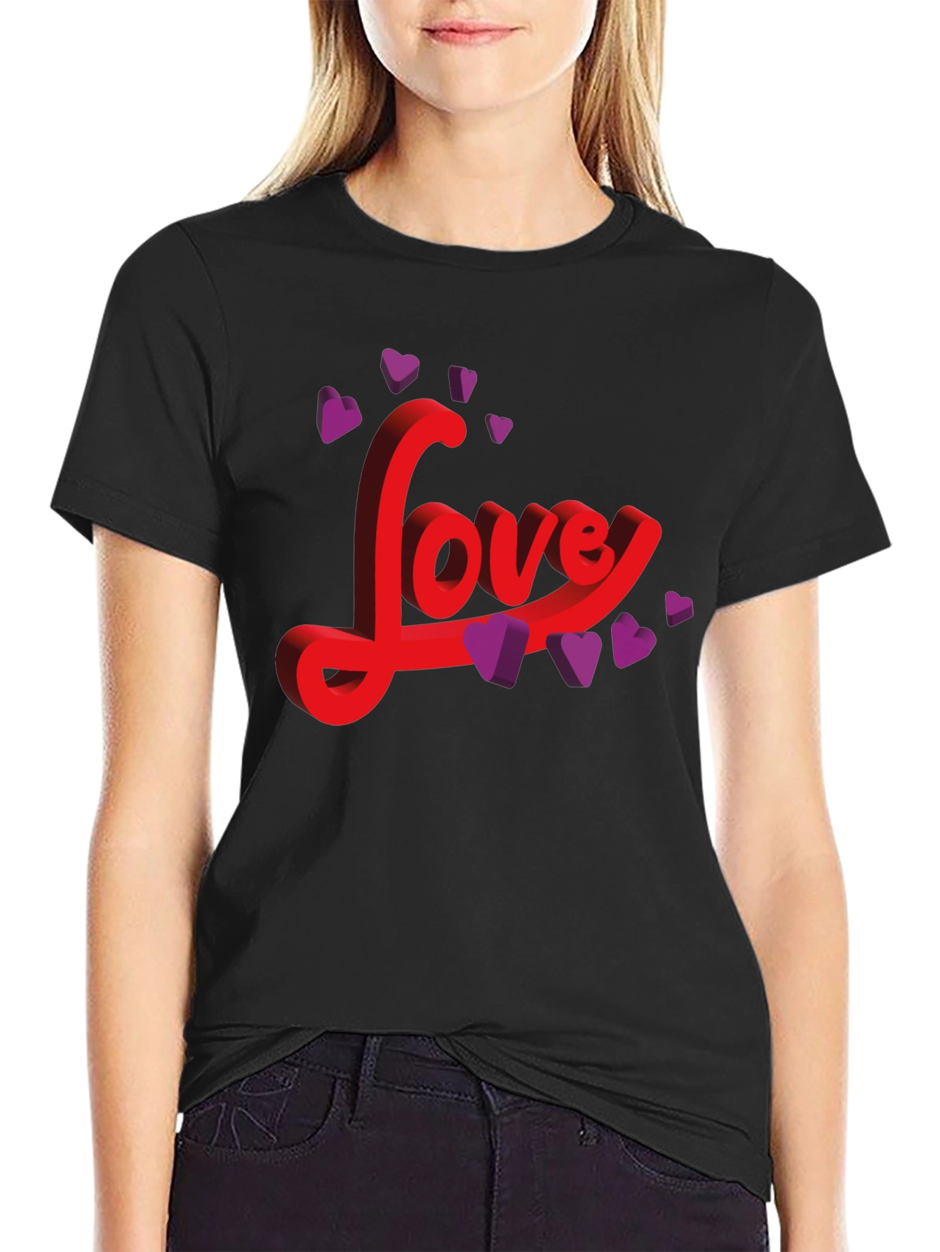 Love Graphic Tee - Stylish Valentines Day Shirt