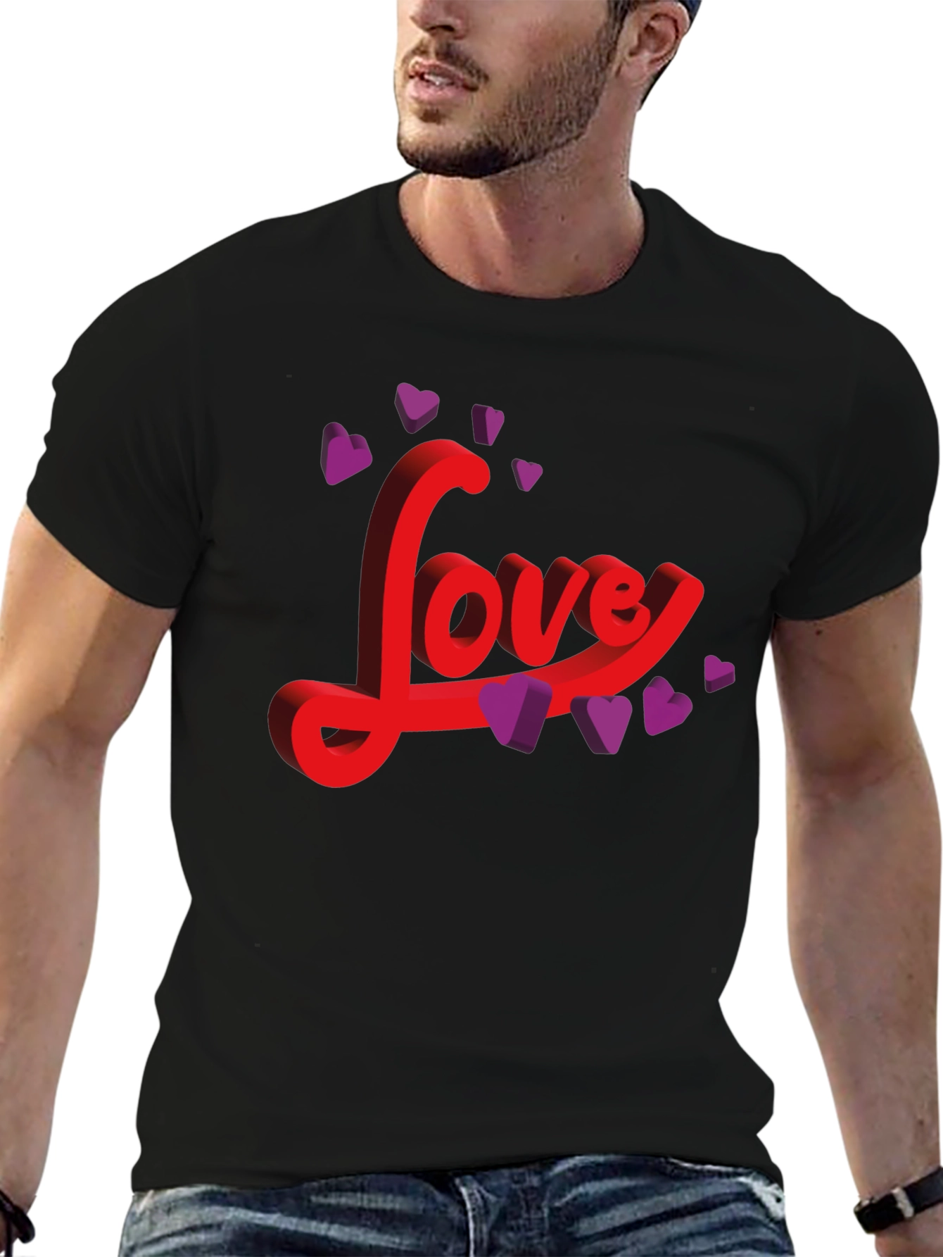 Love Graphic Tee - Stylish Valentines Day Shirt