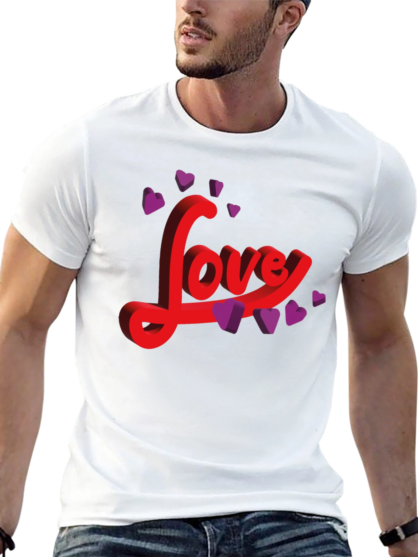 Love Graphic Tee - Stylish Valentines Day Shirt