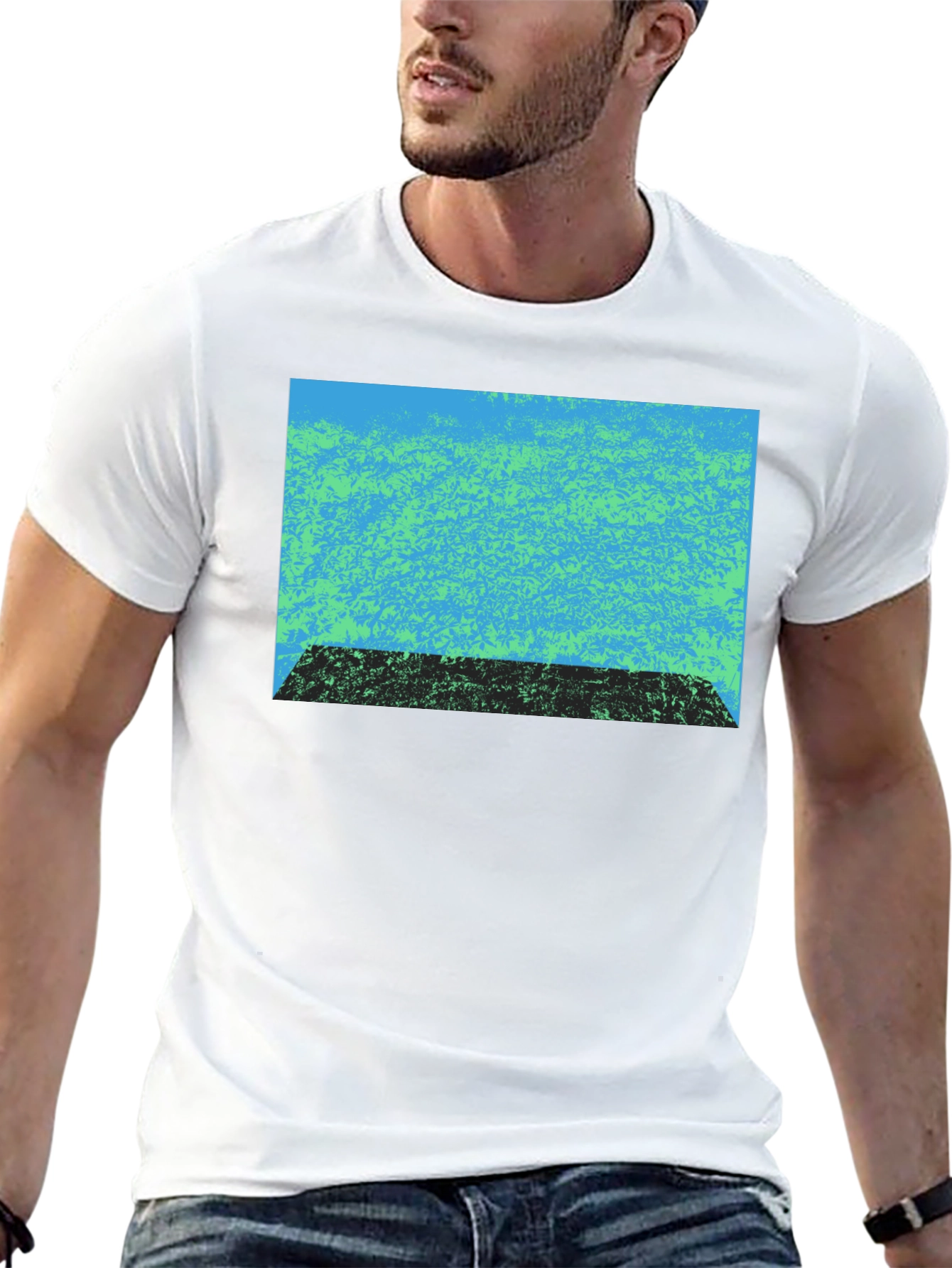 Abstract Graphic Tee - Modern Style