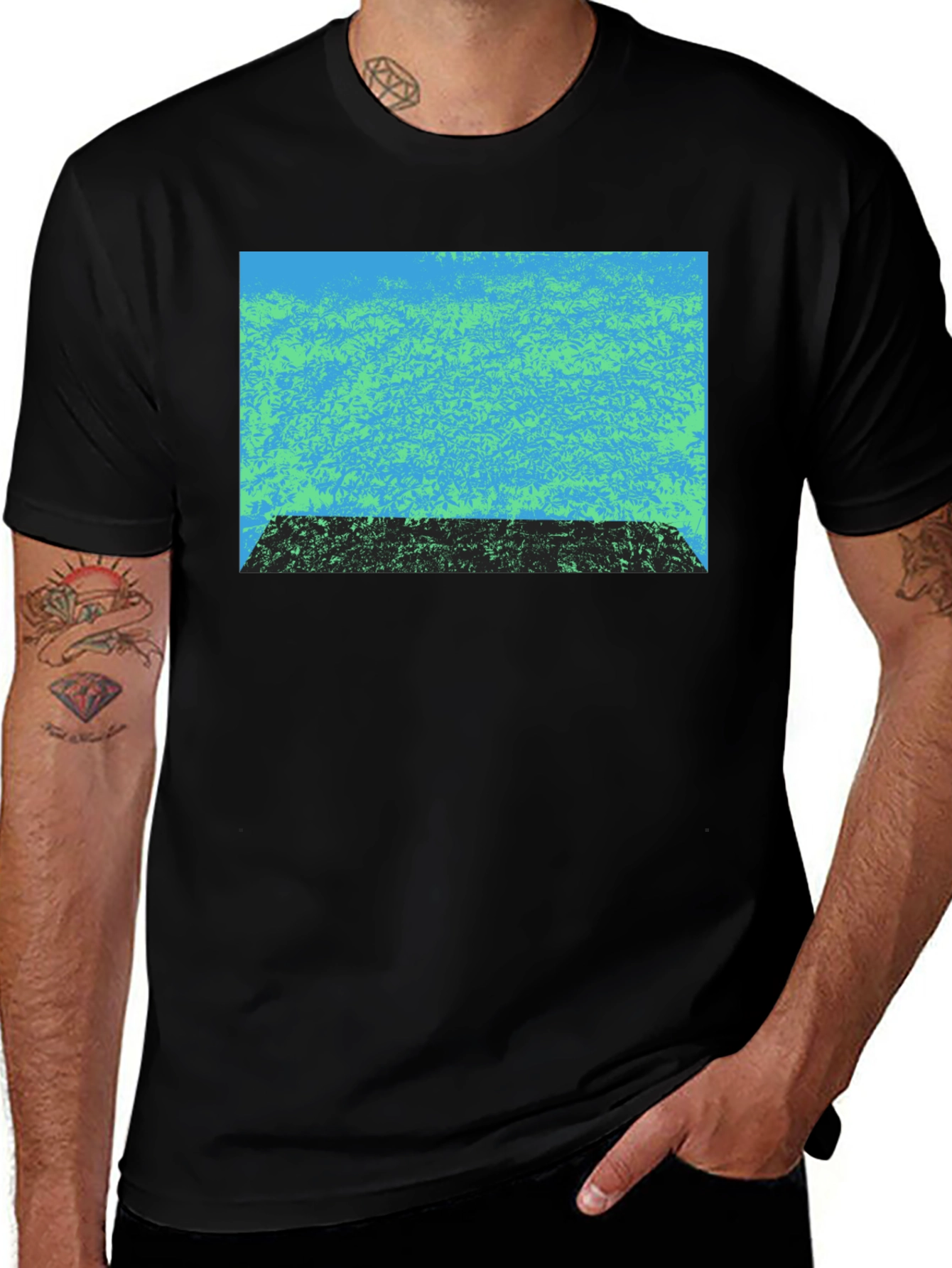 Abstract Graphic Tee - Modern Style