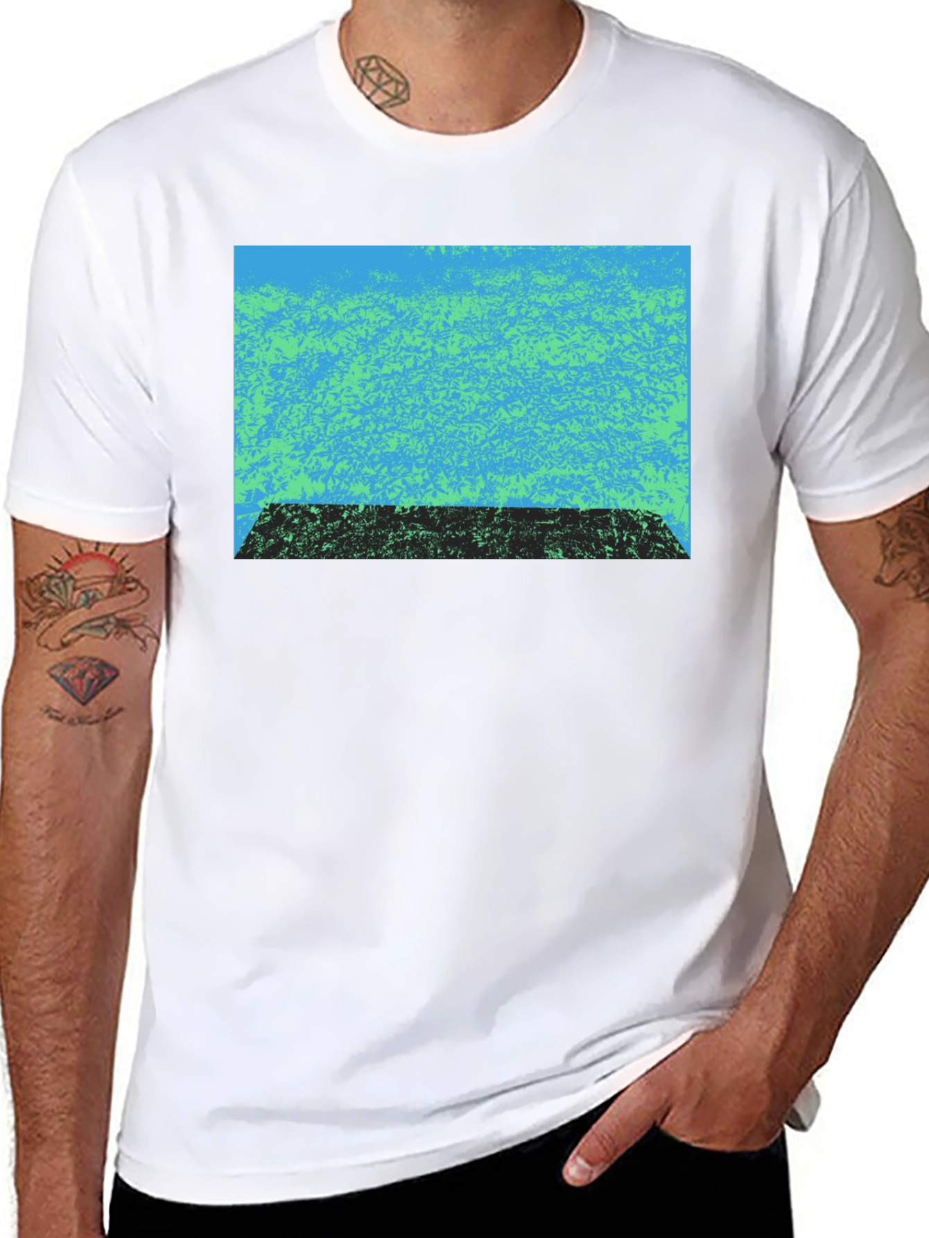 Abstract Graphic Tee - Modern Style