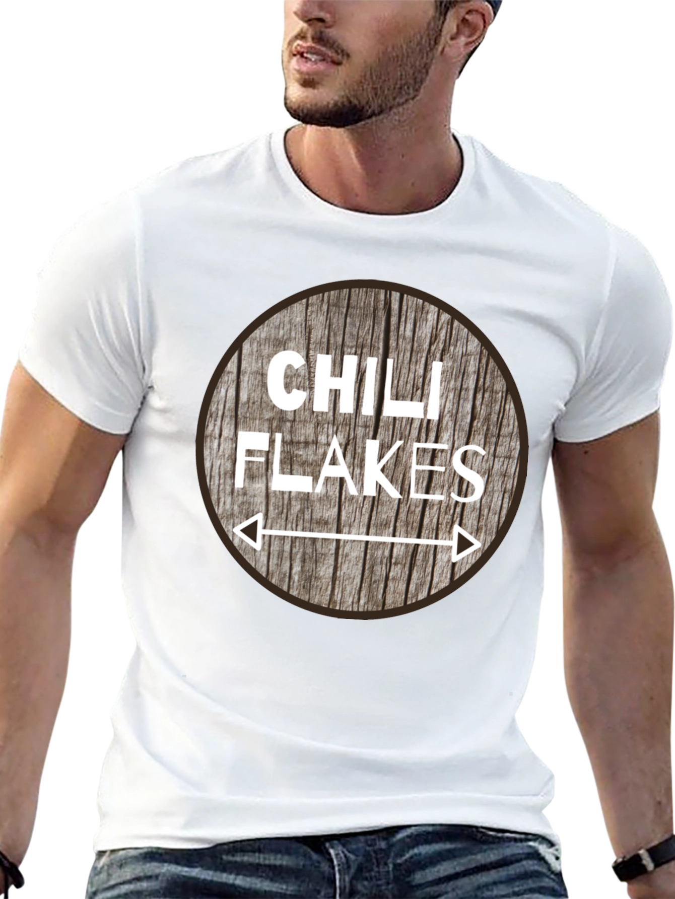 Chili Flakes Graphic Tee - Unique Design Casual Wear