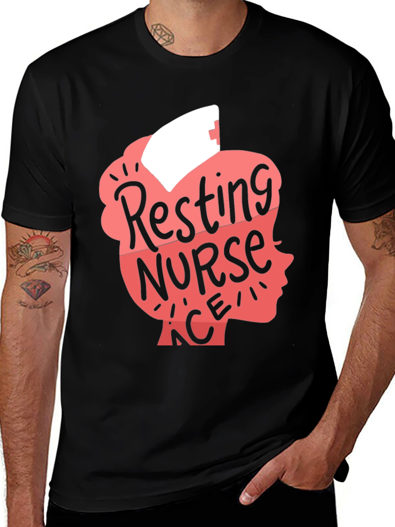 Resting Nurse Face T-Shirt - Funny Nurse Tee