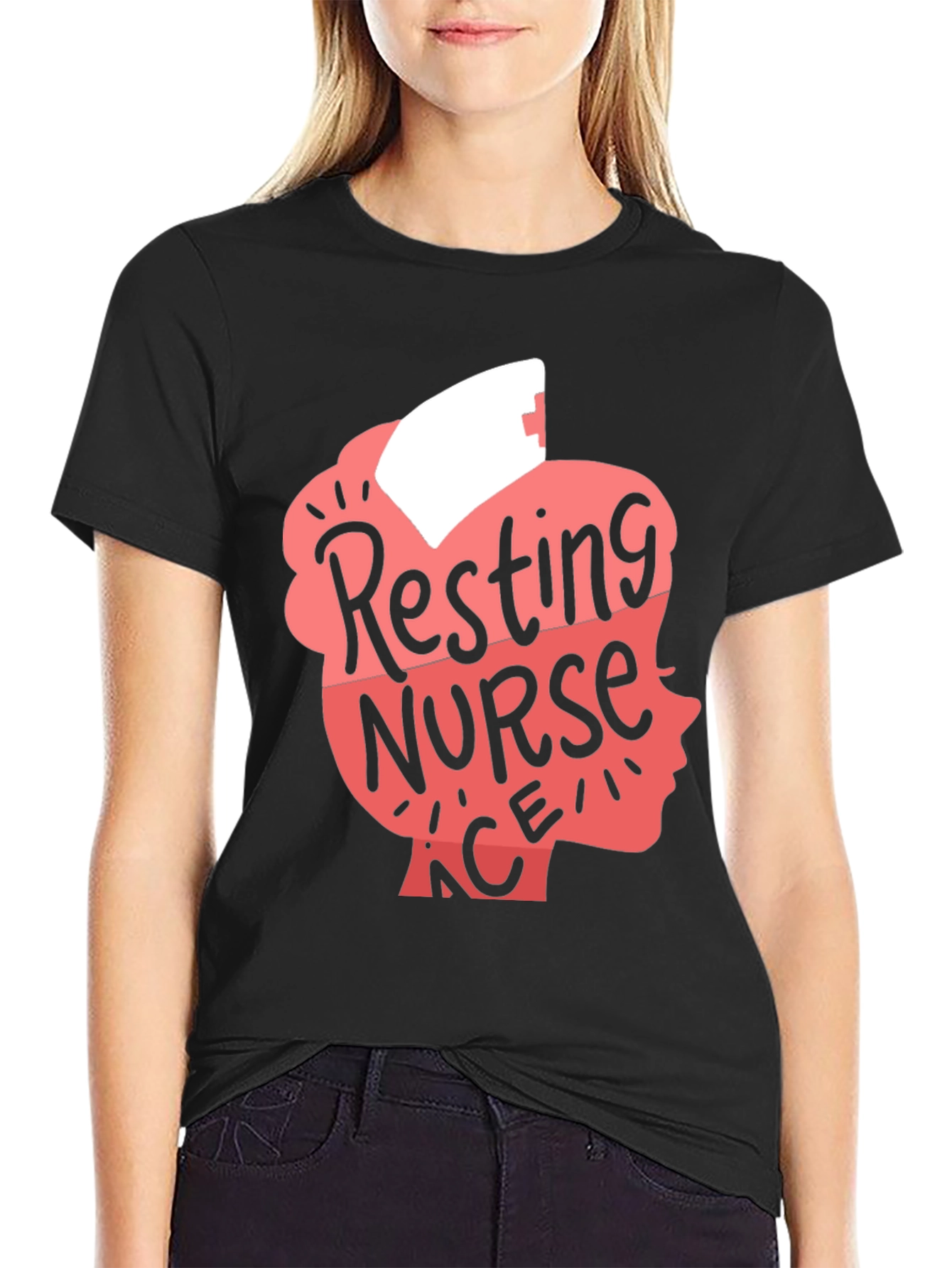 Resting Nurse Face T-Shirt - Funny Nurse Tee