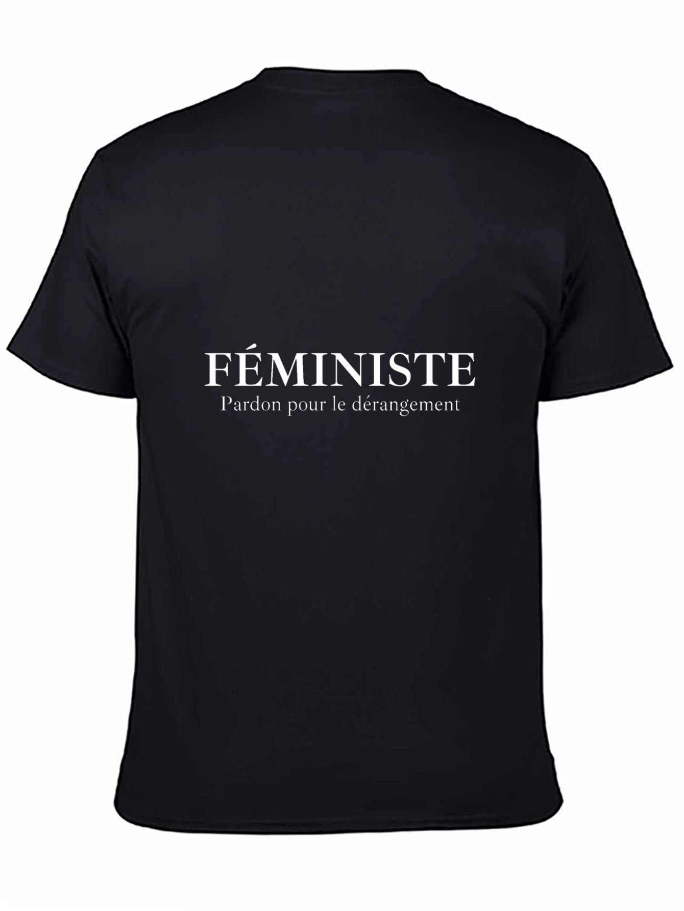 Féministe Graphic Tee - Pardon Le Dérangement Shirt