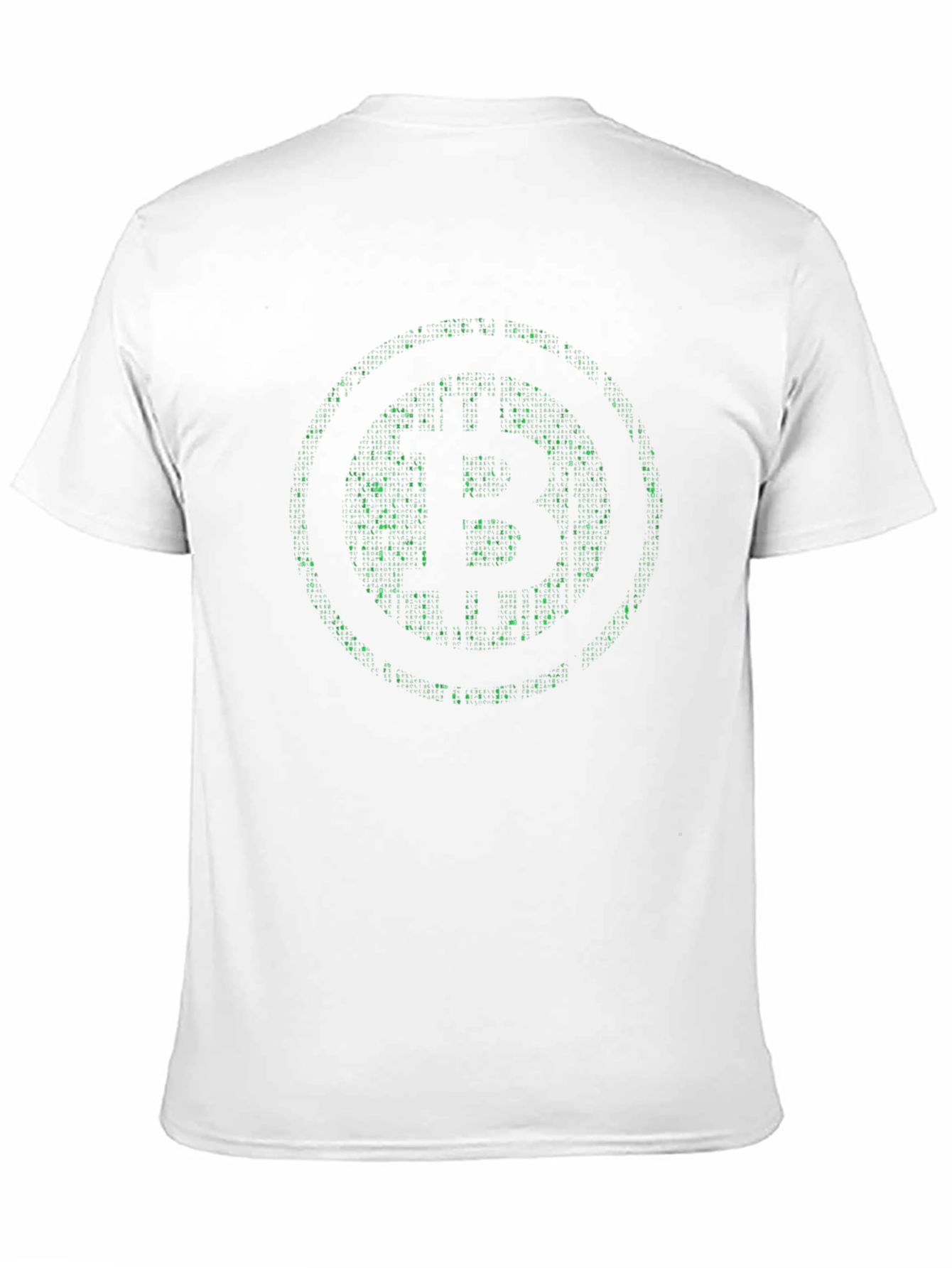 Bitcoin Matrix Style T-Shirt - Crypto Fashion