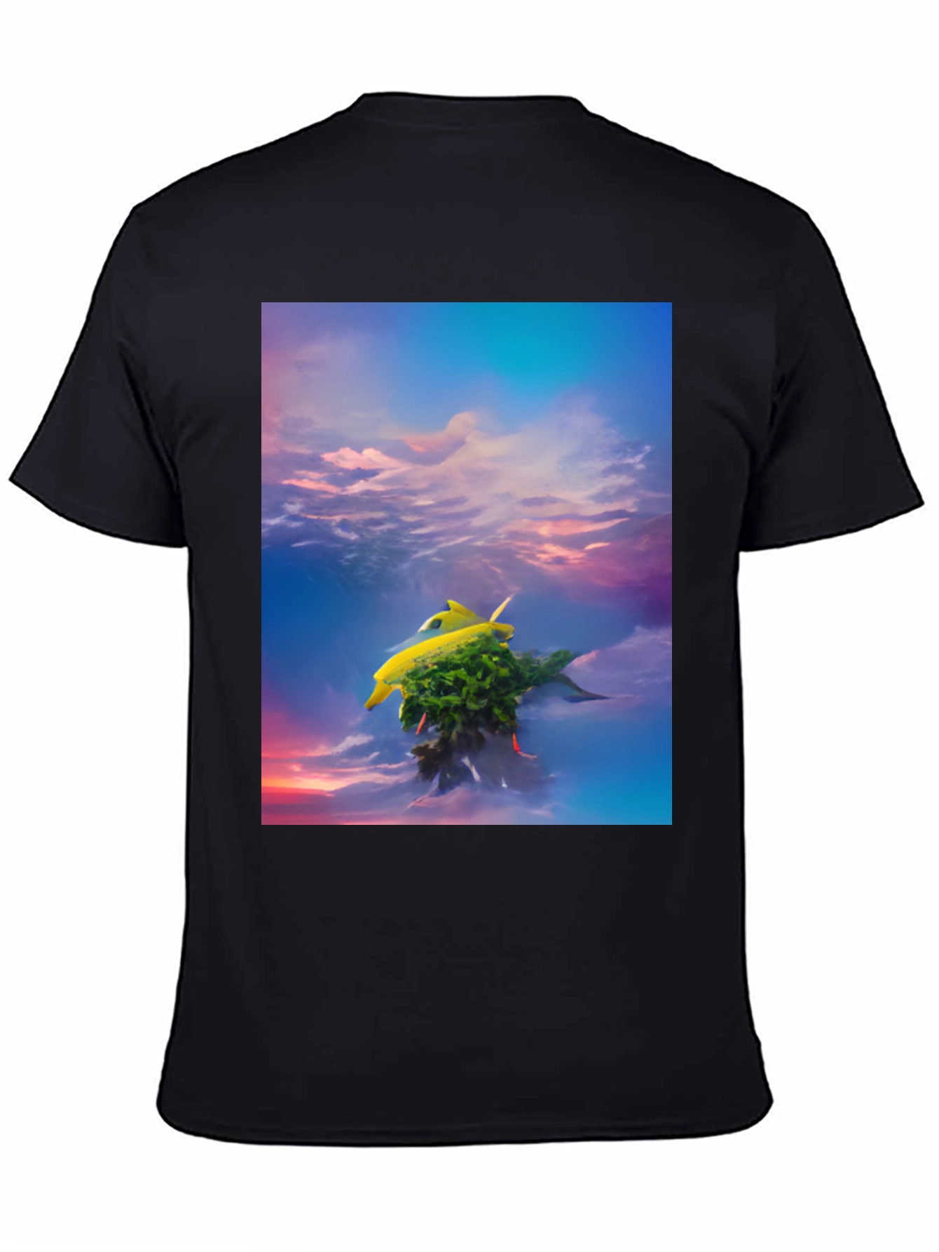 Surreal Banana Fish T-Shirt - Unique Art Tee
