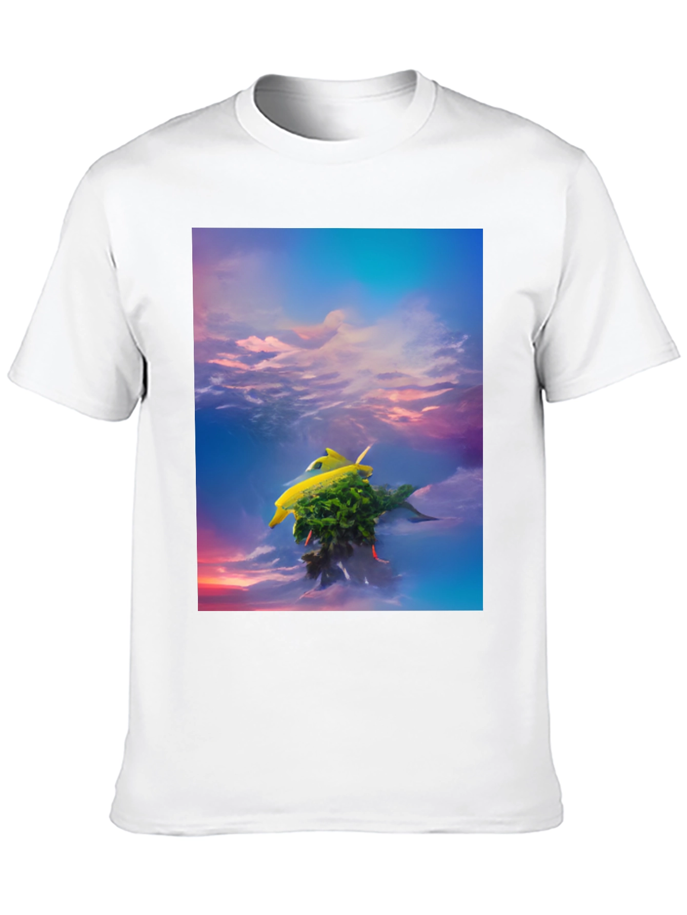 Surreal Banana Fish T-Shirt - Unique Art Tee