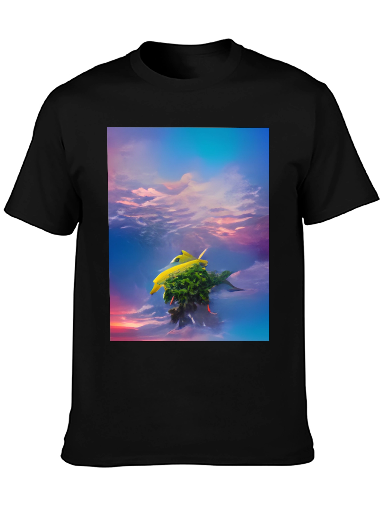 Surreal Banana Fish T-Shirt - Unique Art Tee