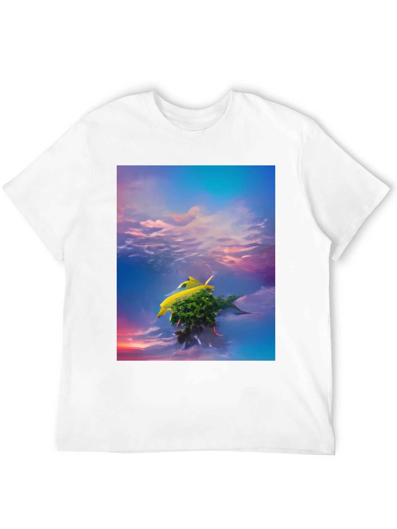 Surreal Banana Fish T-Shirt - Unique Art Tee