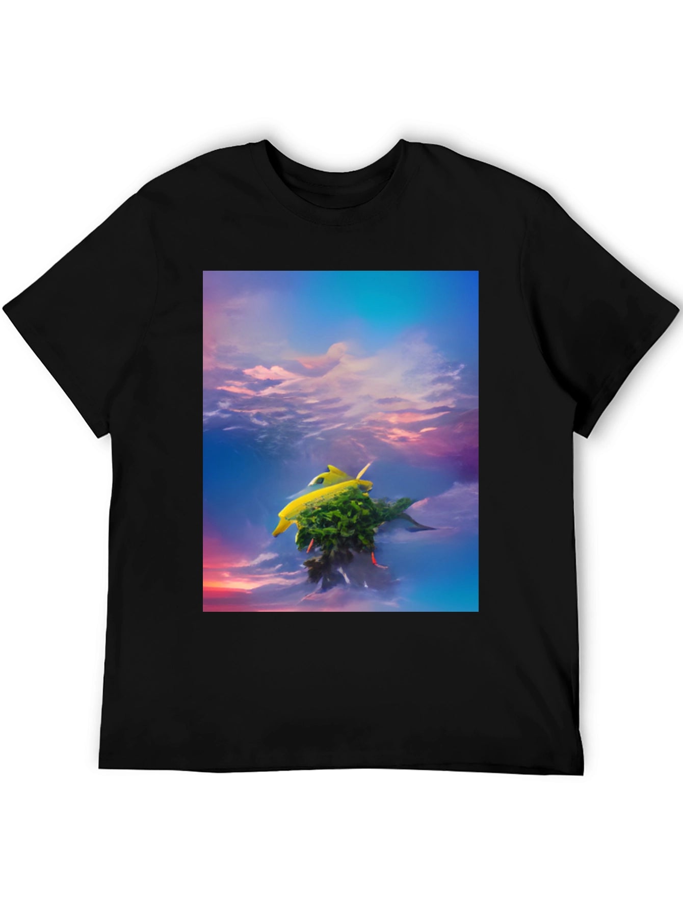 Surreal Banana Fish T-Shirt - Unique Art Tee