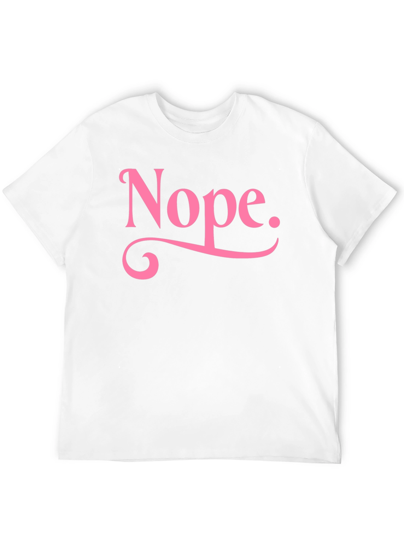 Nope Graphic Tee - Trendy Casual Wear