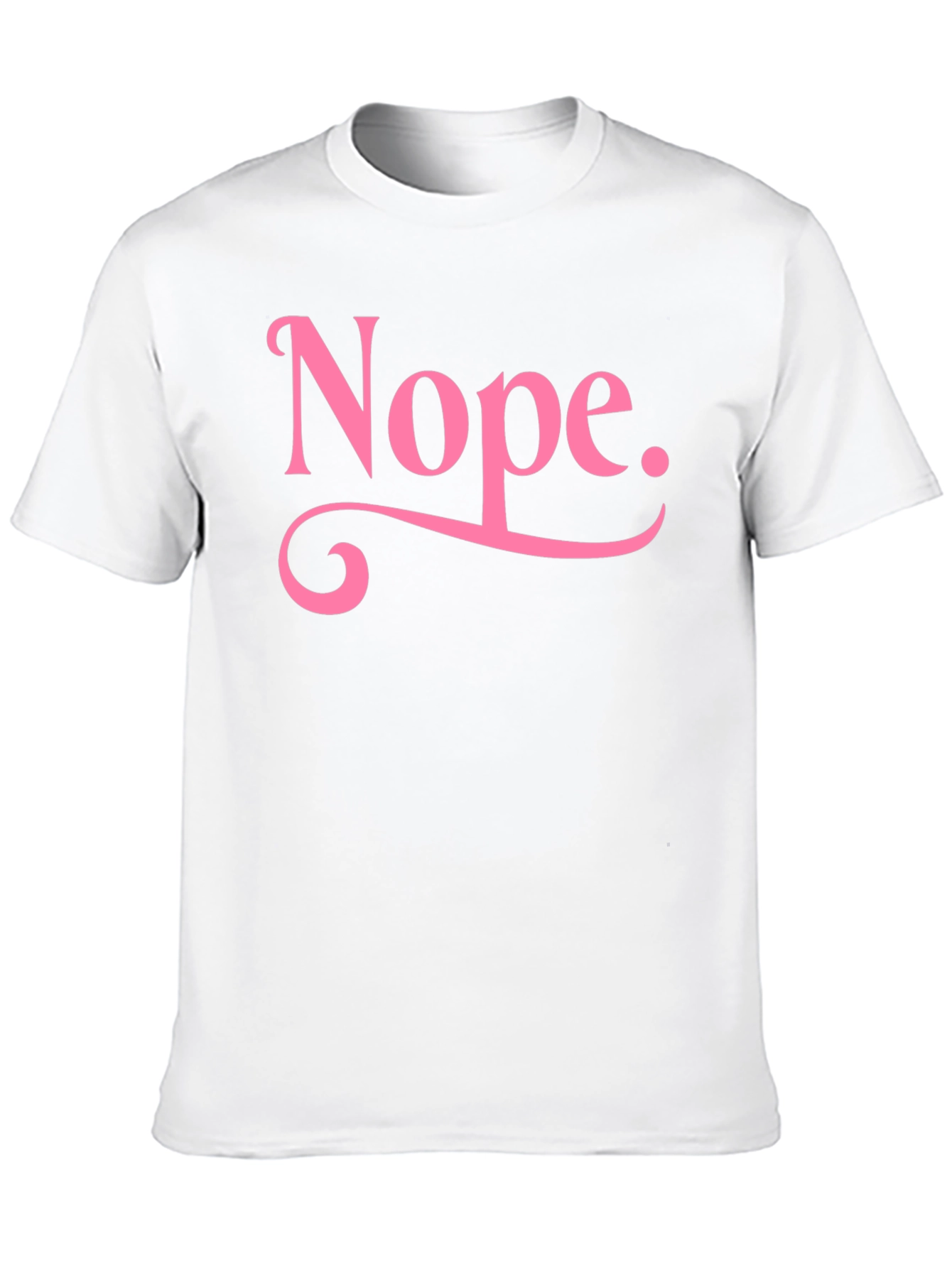 Nope Graphic Tee - Trendy Casual Wear