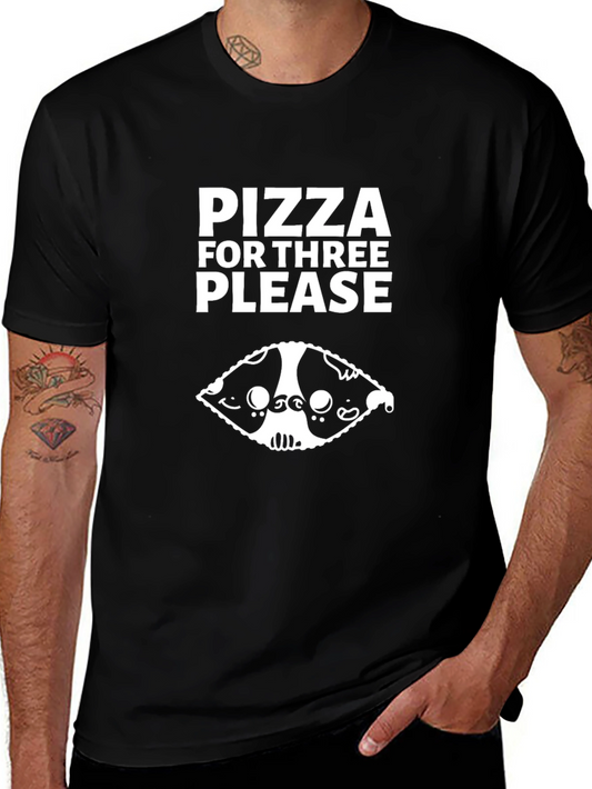 Pizza For Three Please Graphic T-Shirt